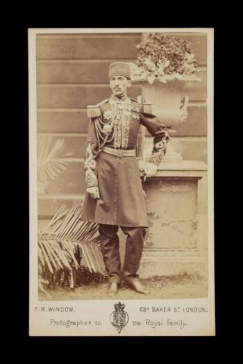 A portrait of a man in military uniform