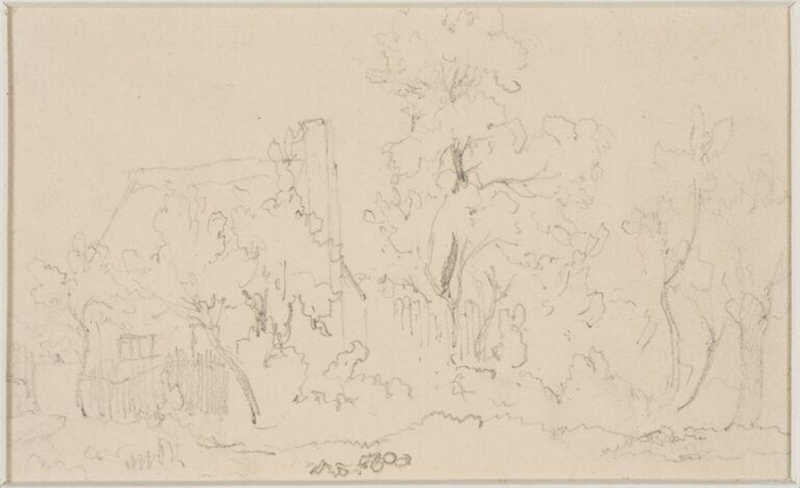 Drawing, James Stark, mid 19th century