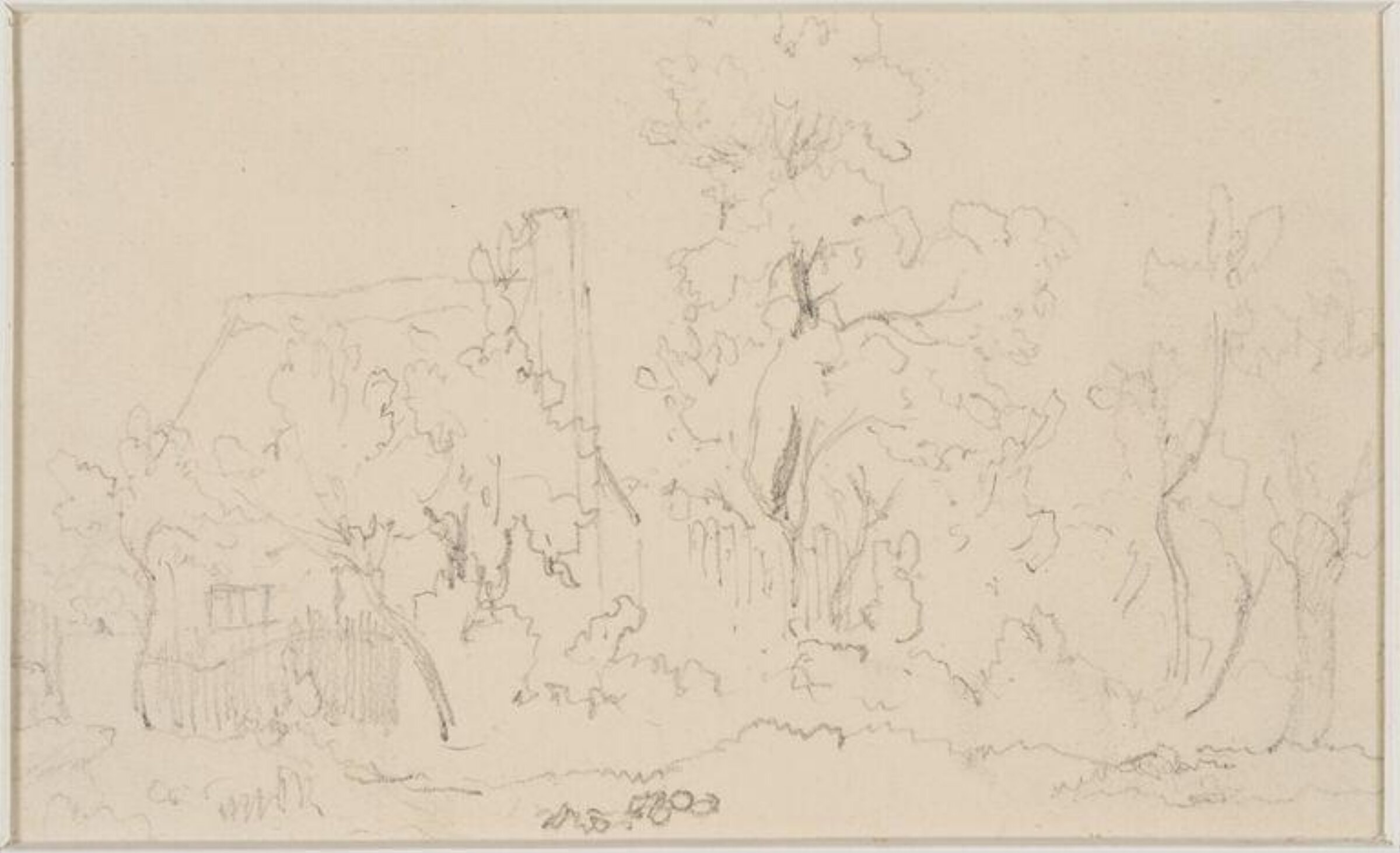 Drawing, James Stark, mid 19th century
