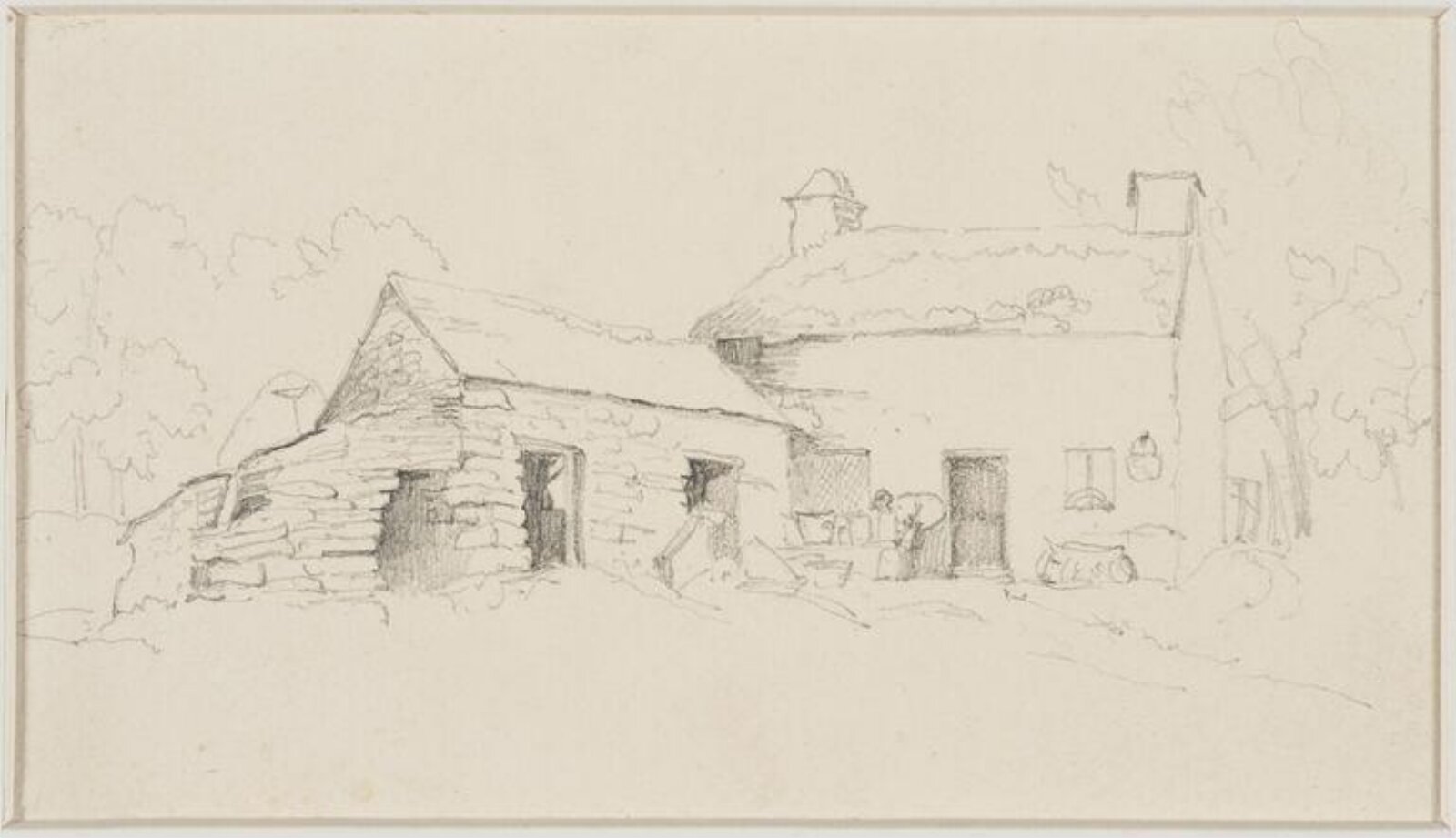 Drawing, James Stark, mid 19th century