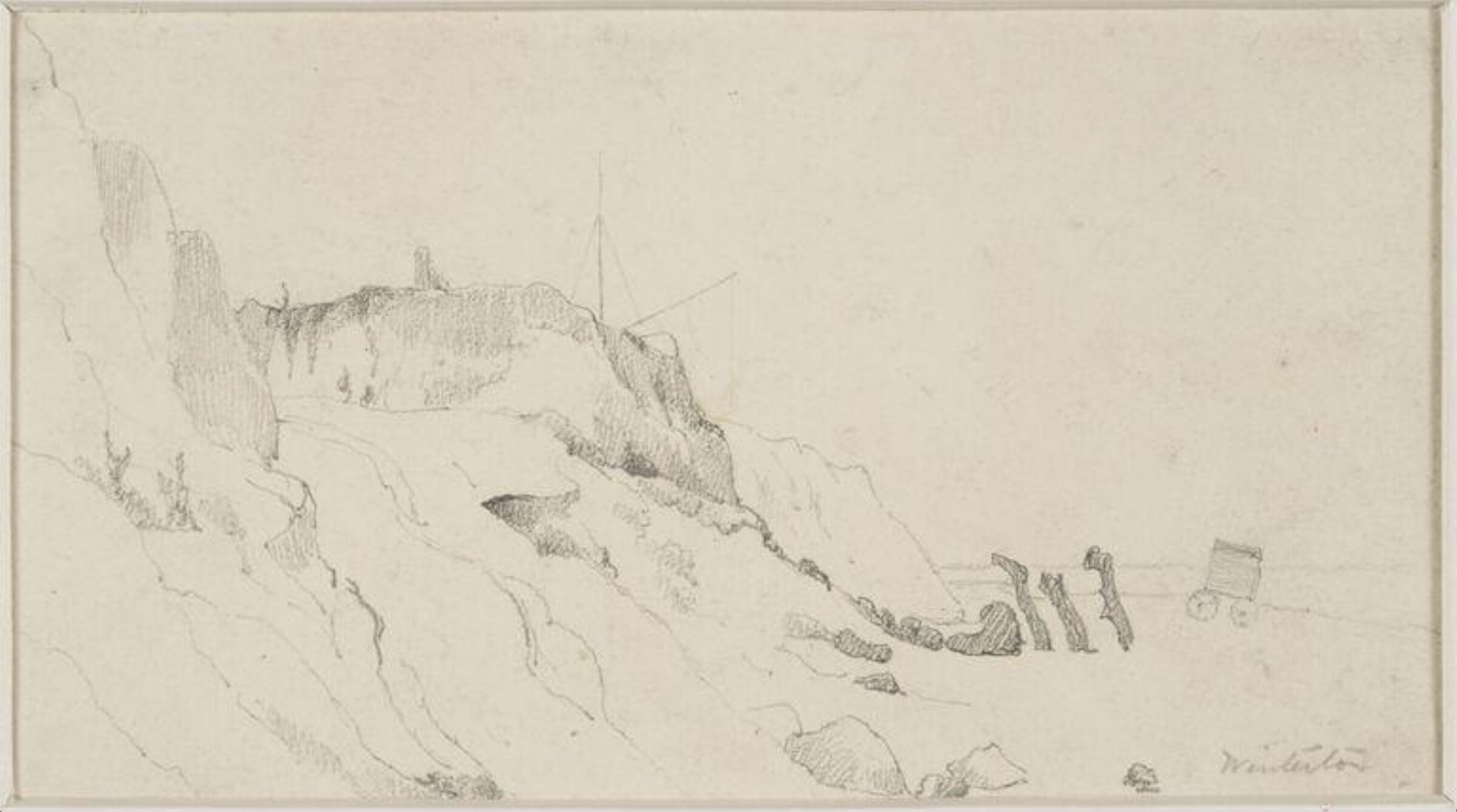 Drawing, James Stark, mid 19th century