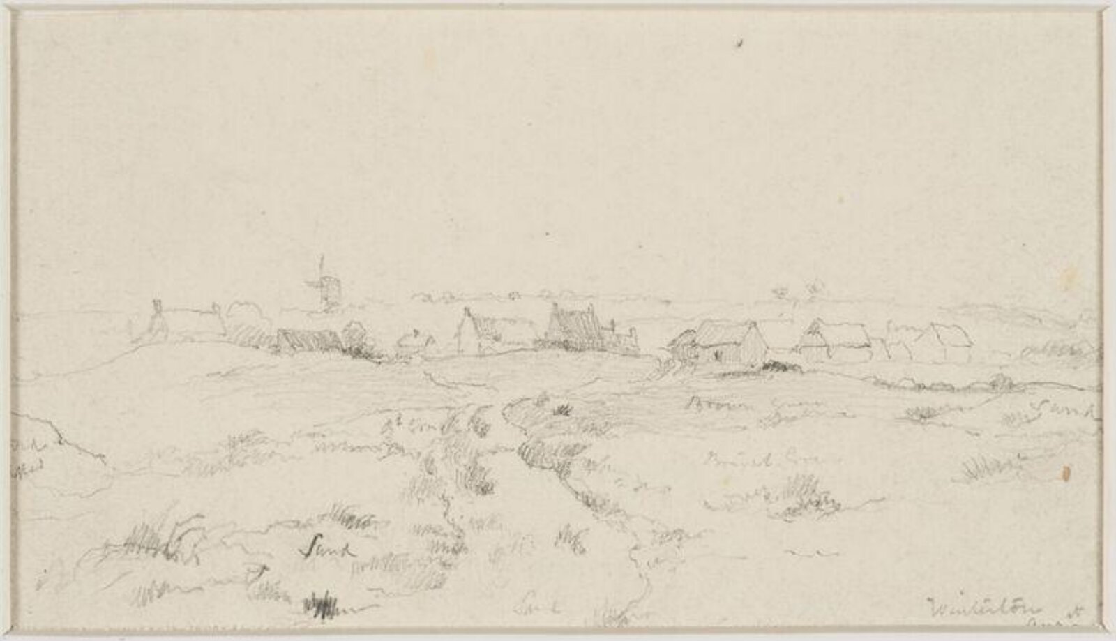 Drawing, James Stark, mid 19th century