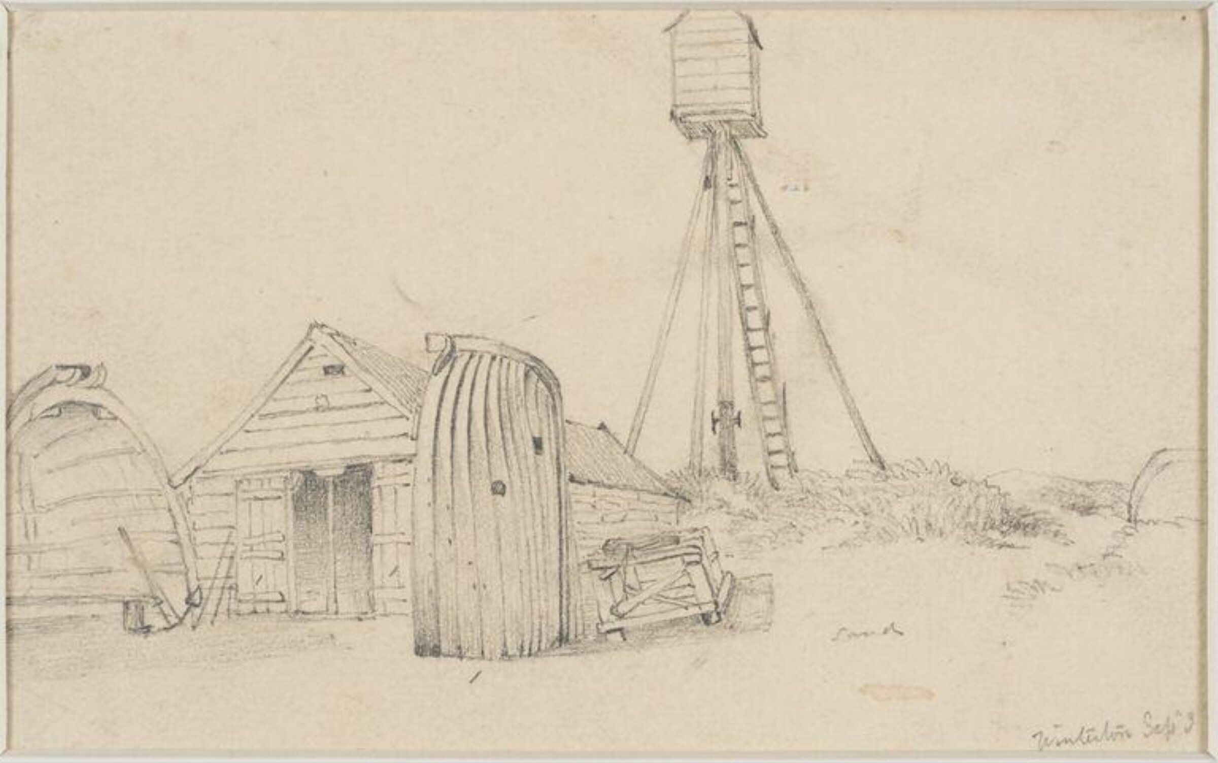 Drawing, James Stark, mid 19th century