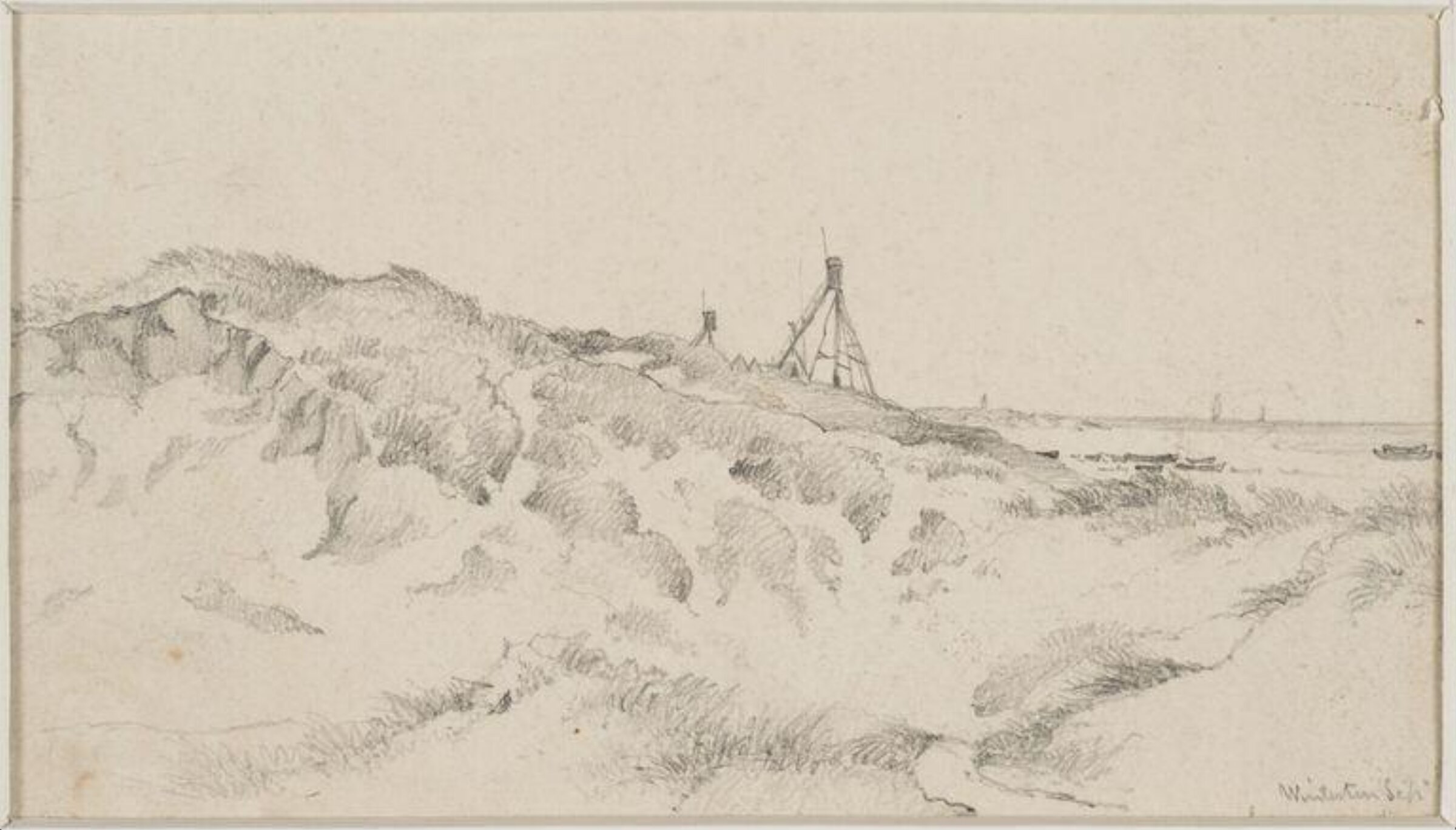 Drawing, James Stark, mid 19th century