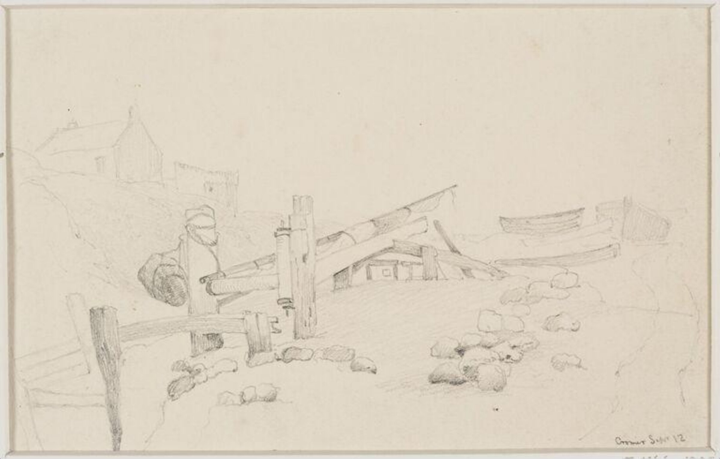 Drawing, James Stark, mid 19th century