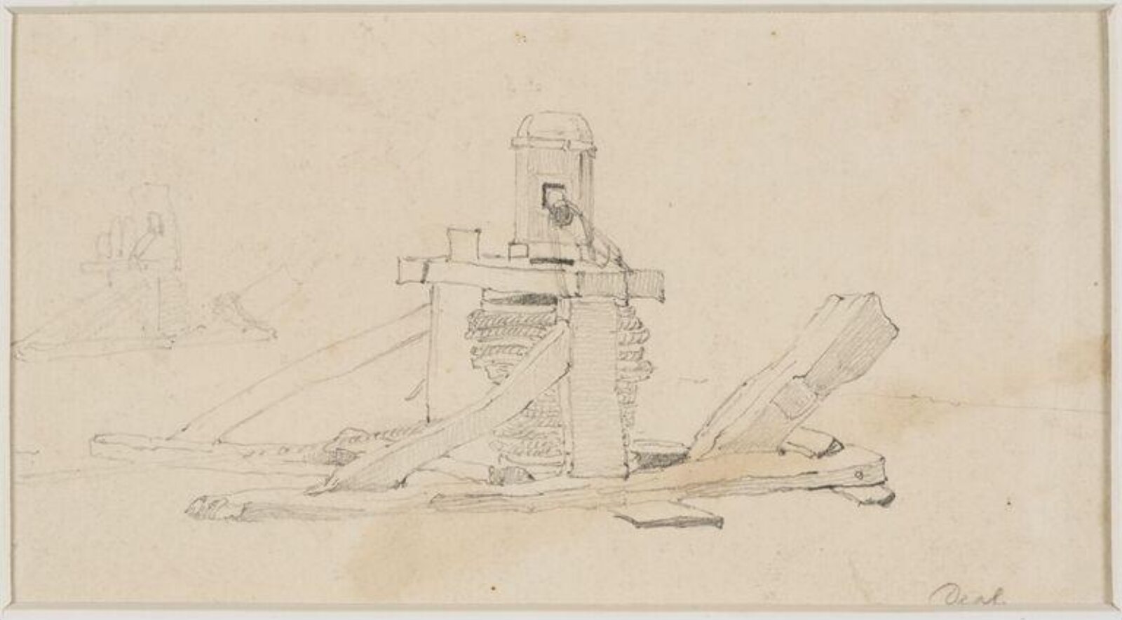 Drawing, James Stark, mid 19th century