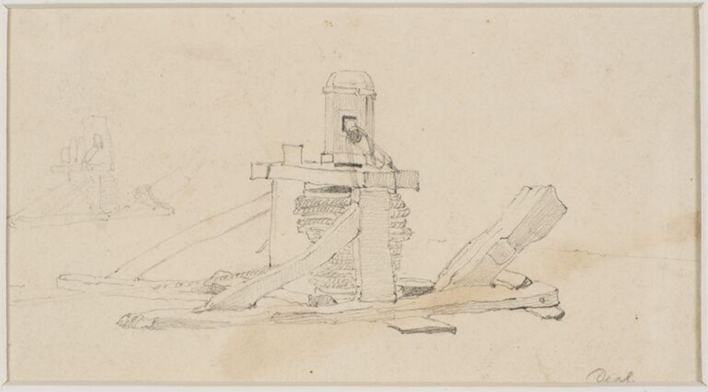 Drawing, James Stark, mid 19th century