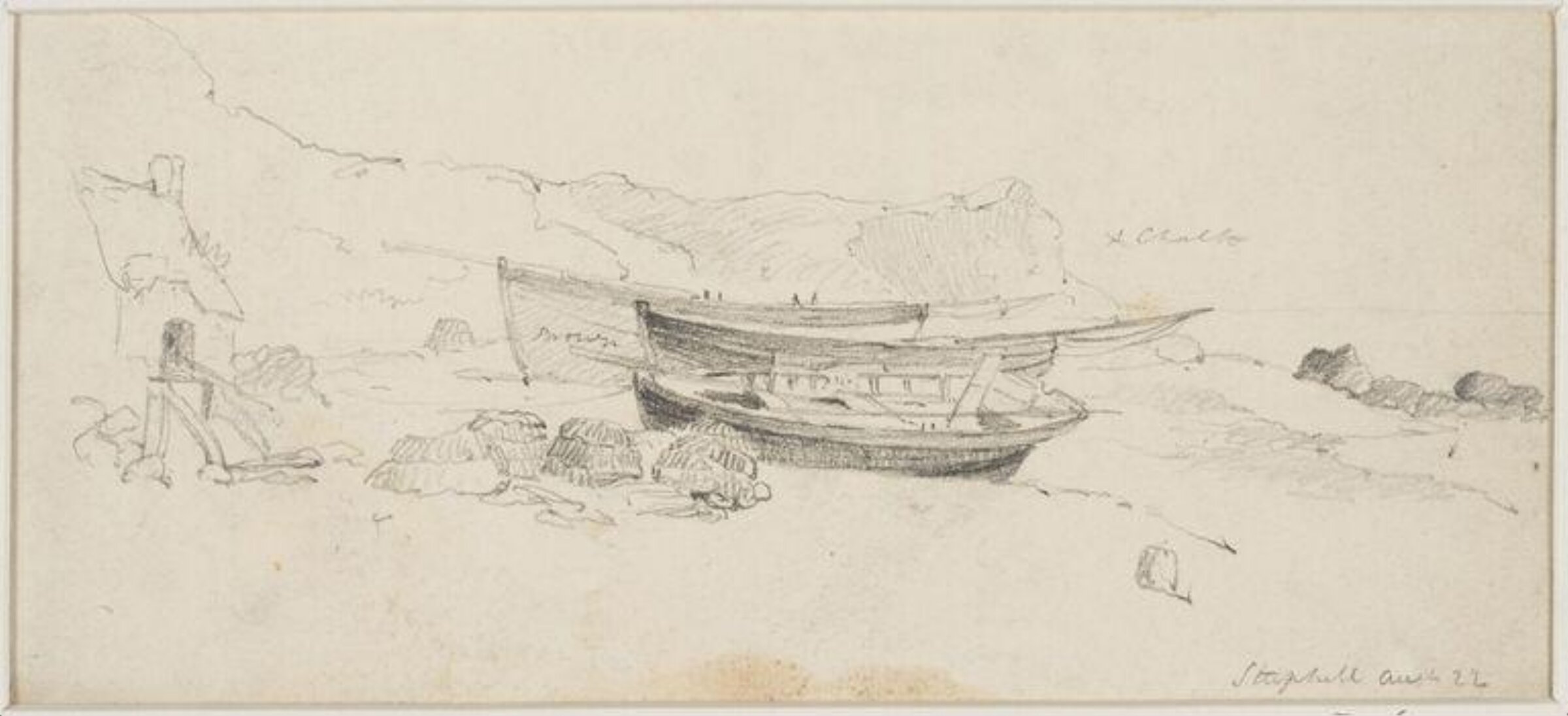 Drawing, James Stark, mid 19th century