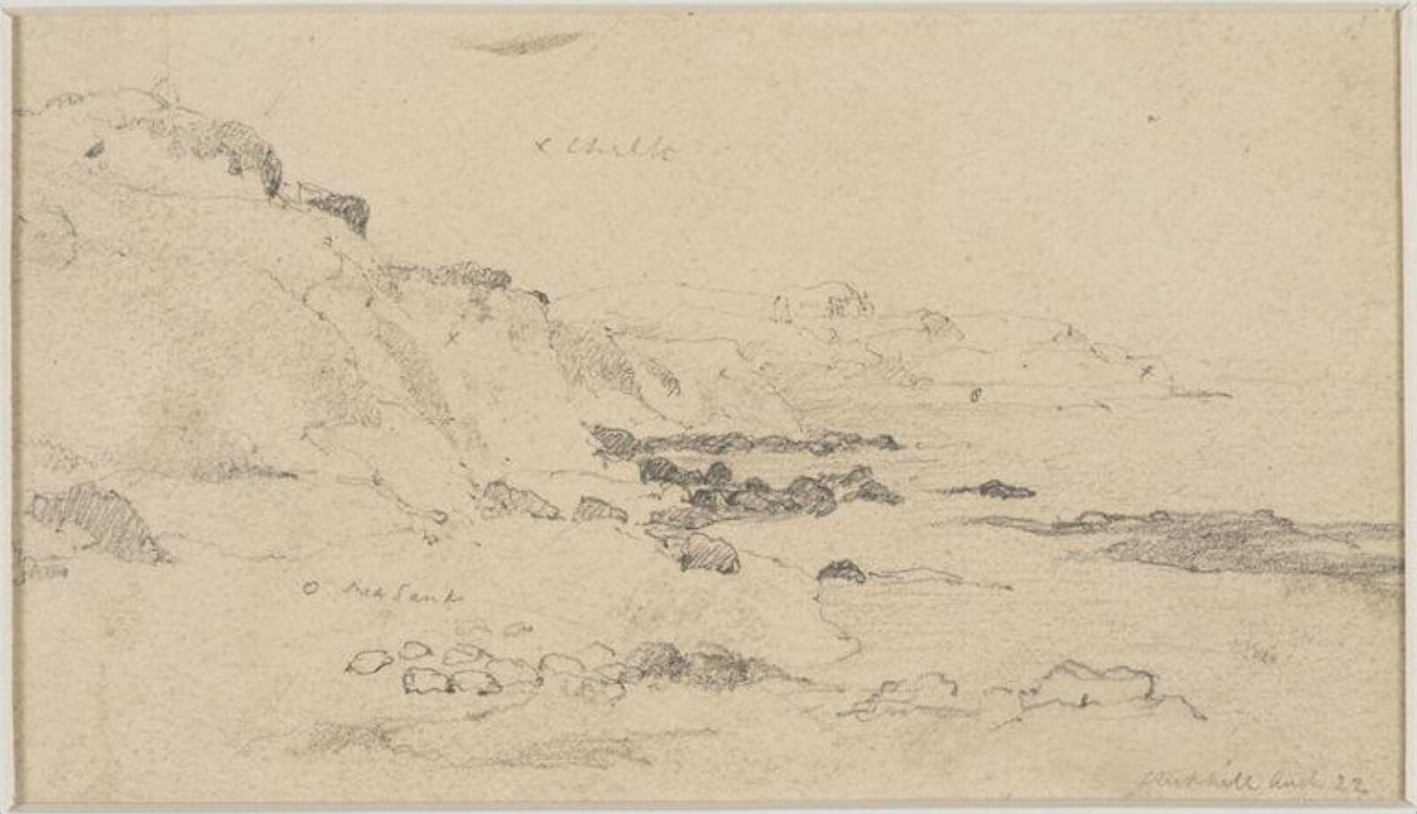 Drawing, James Stark, mid 19th century