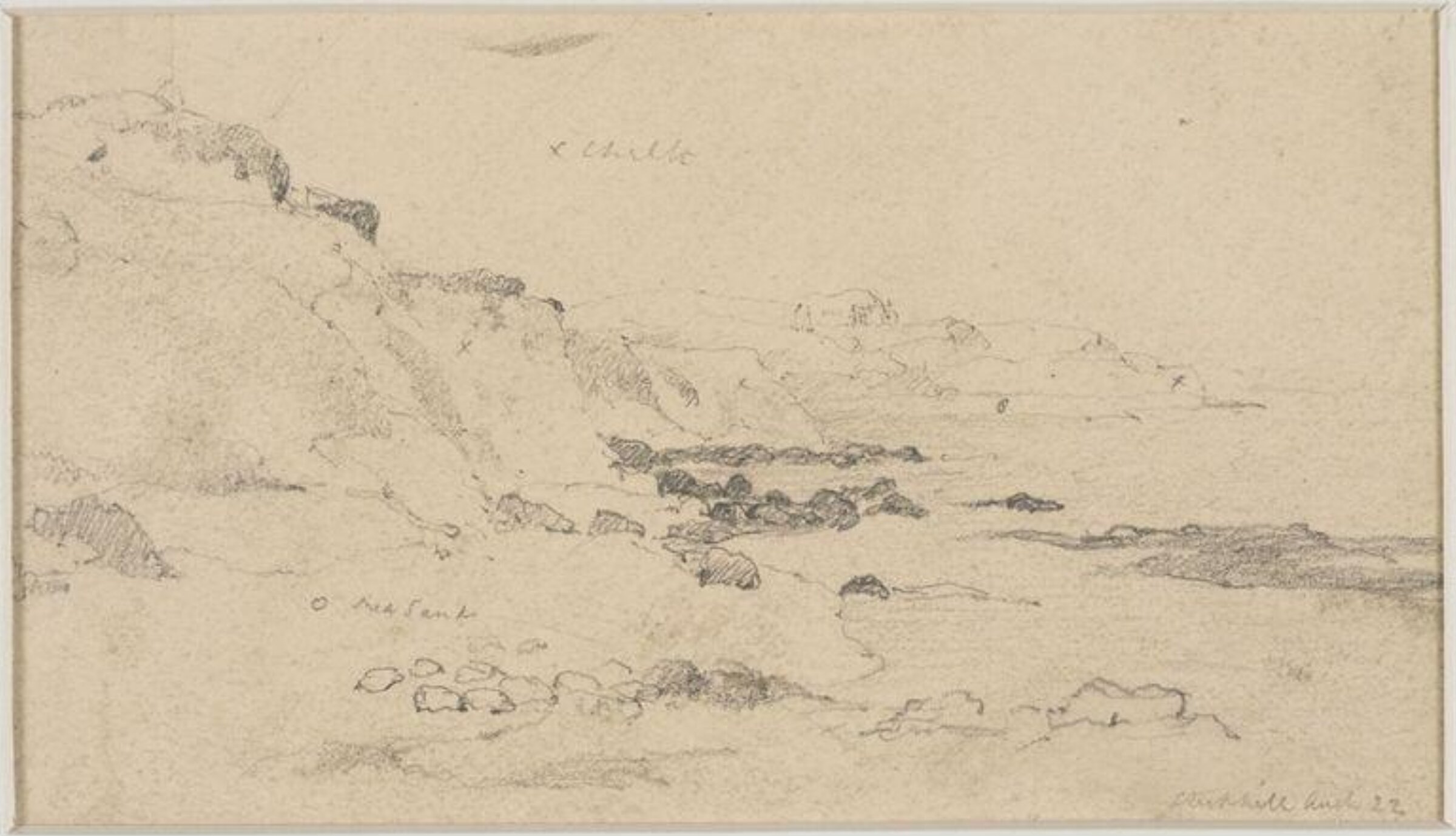 Drawing, James Stark, mid 19th century