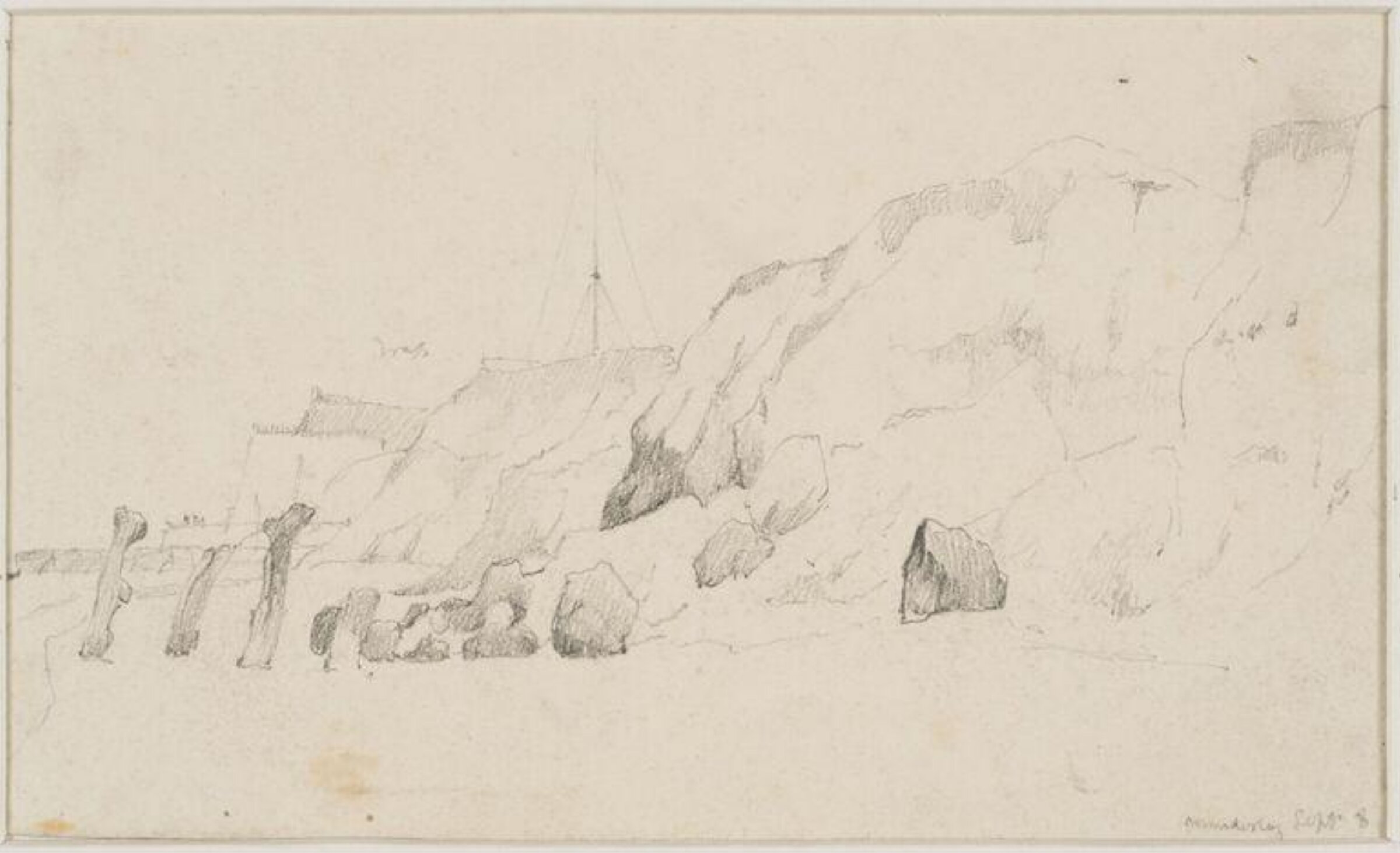 Drawing, James Stark, mid 19th century