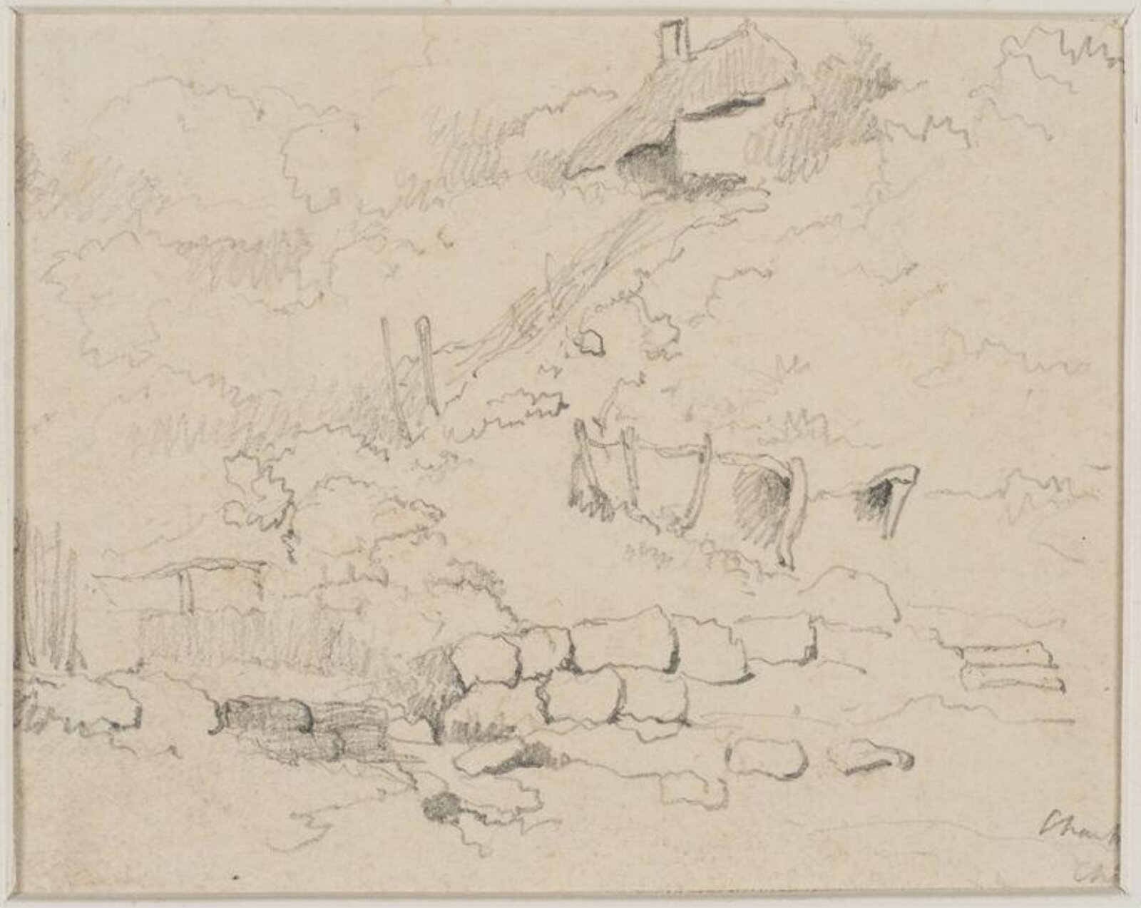 Drawing, James Stark, mid 19th century
