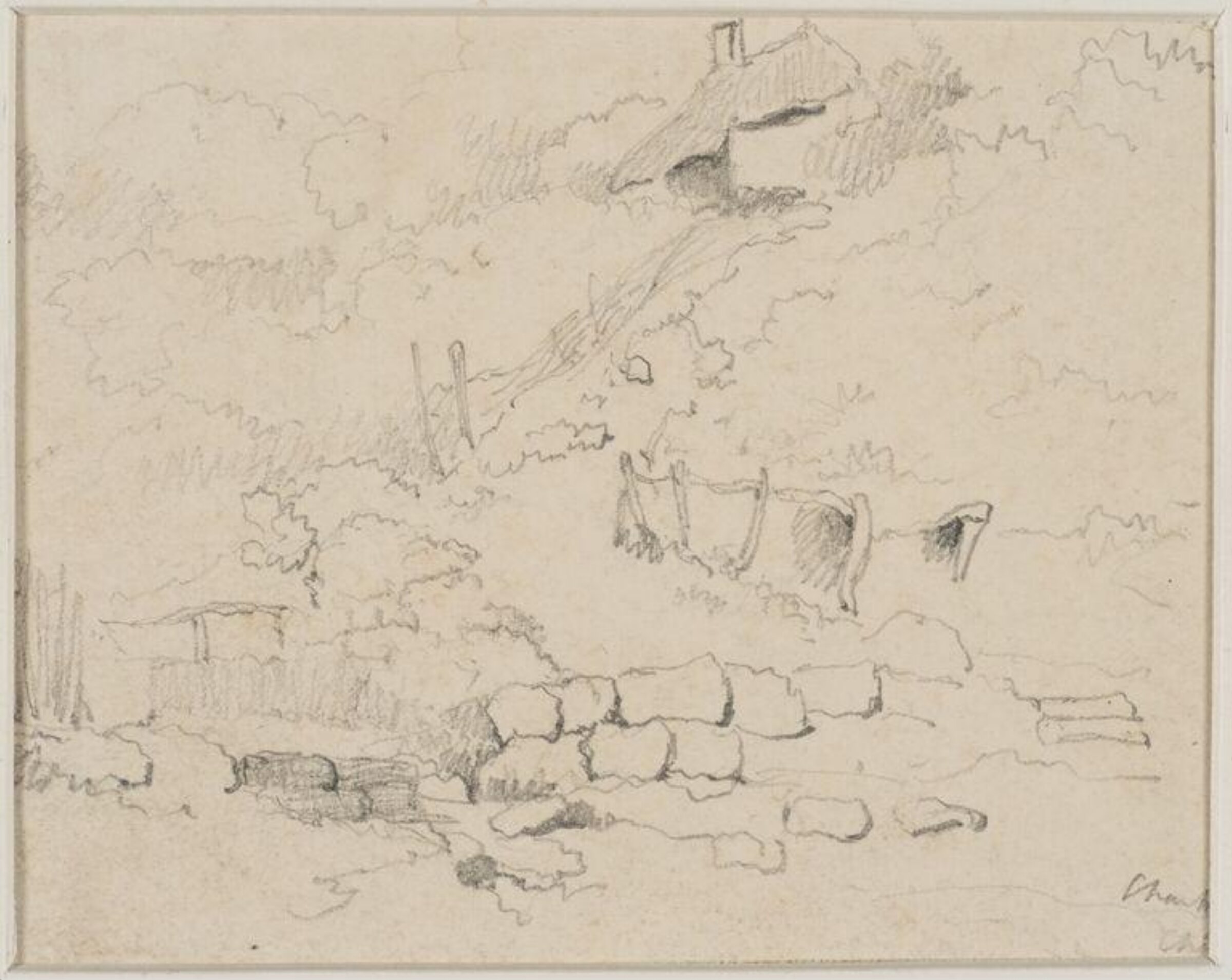 Drawing, James Stark, mid 19th century