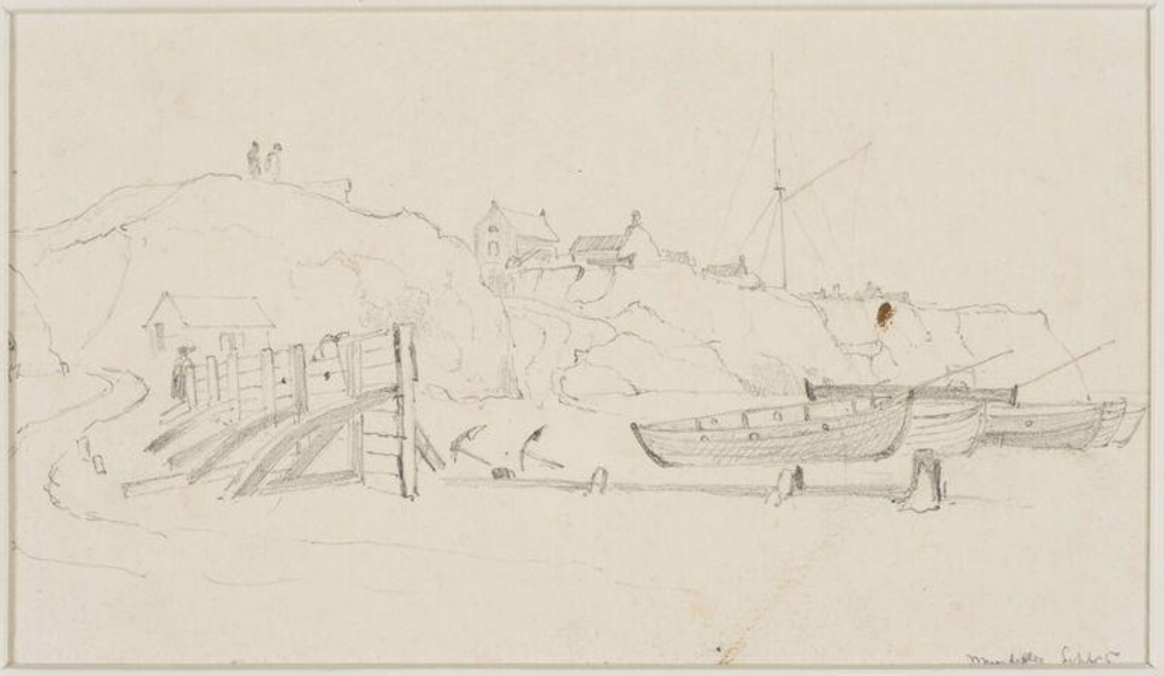 Drawing, James Stark, mid 19th century