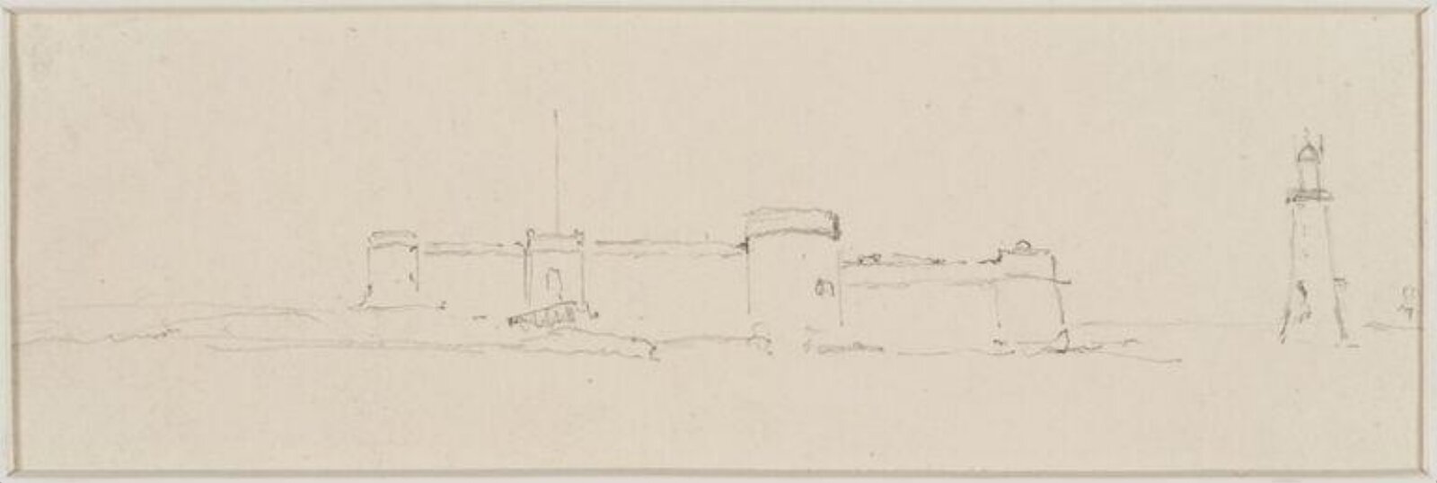 Drawing, James Stark, mid 19th century