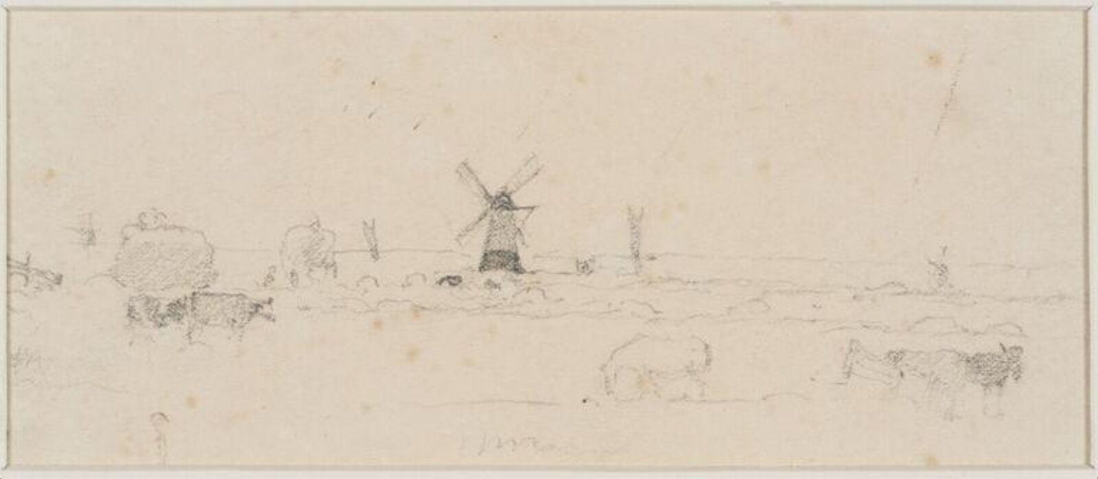 Drawing, James Stark, mid 19th century