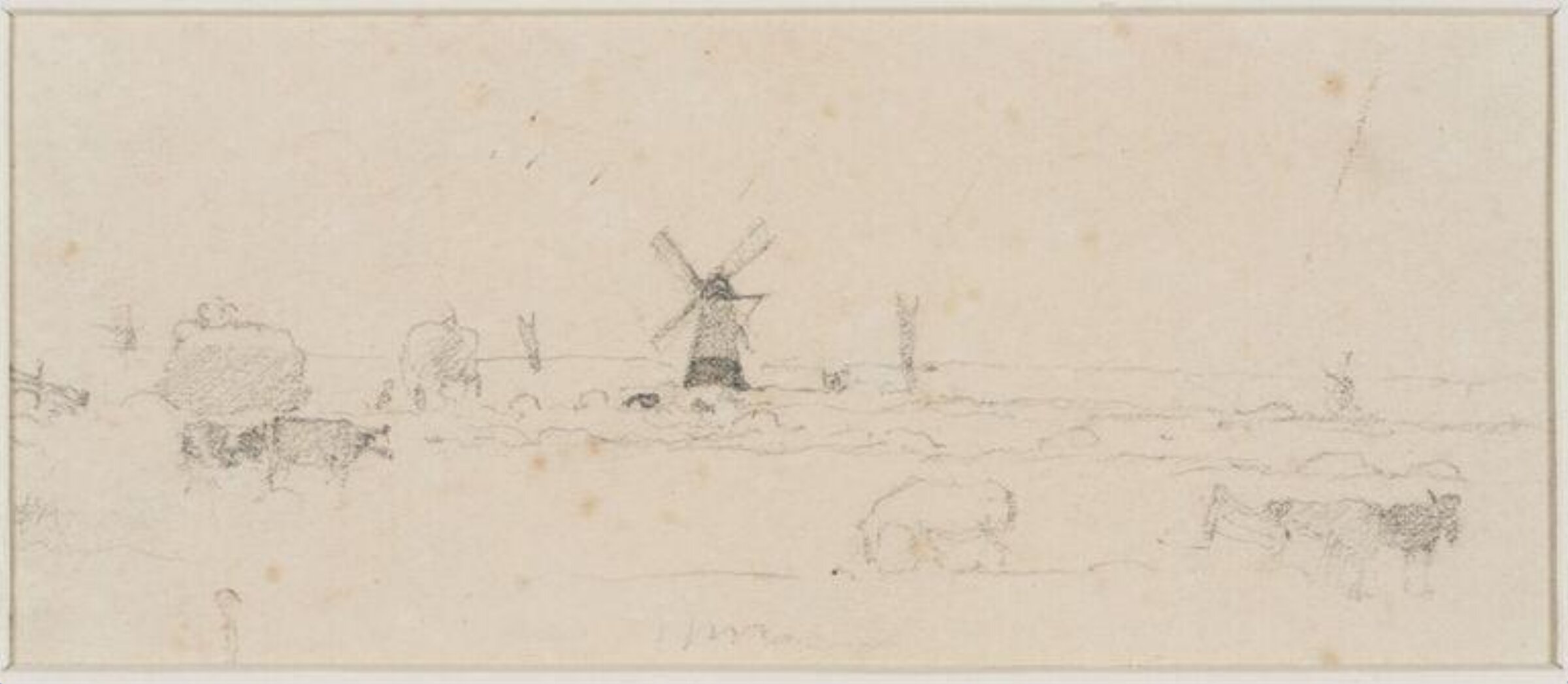 Drawing, James Stark, mid 19th century