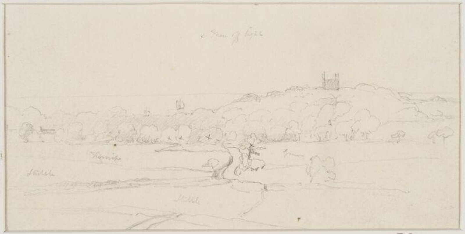 Drawing, James Stark, mid 19th century