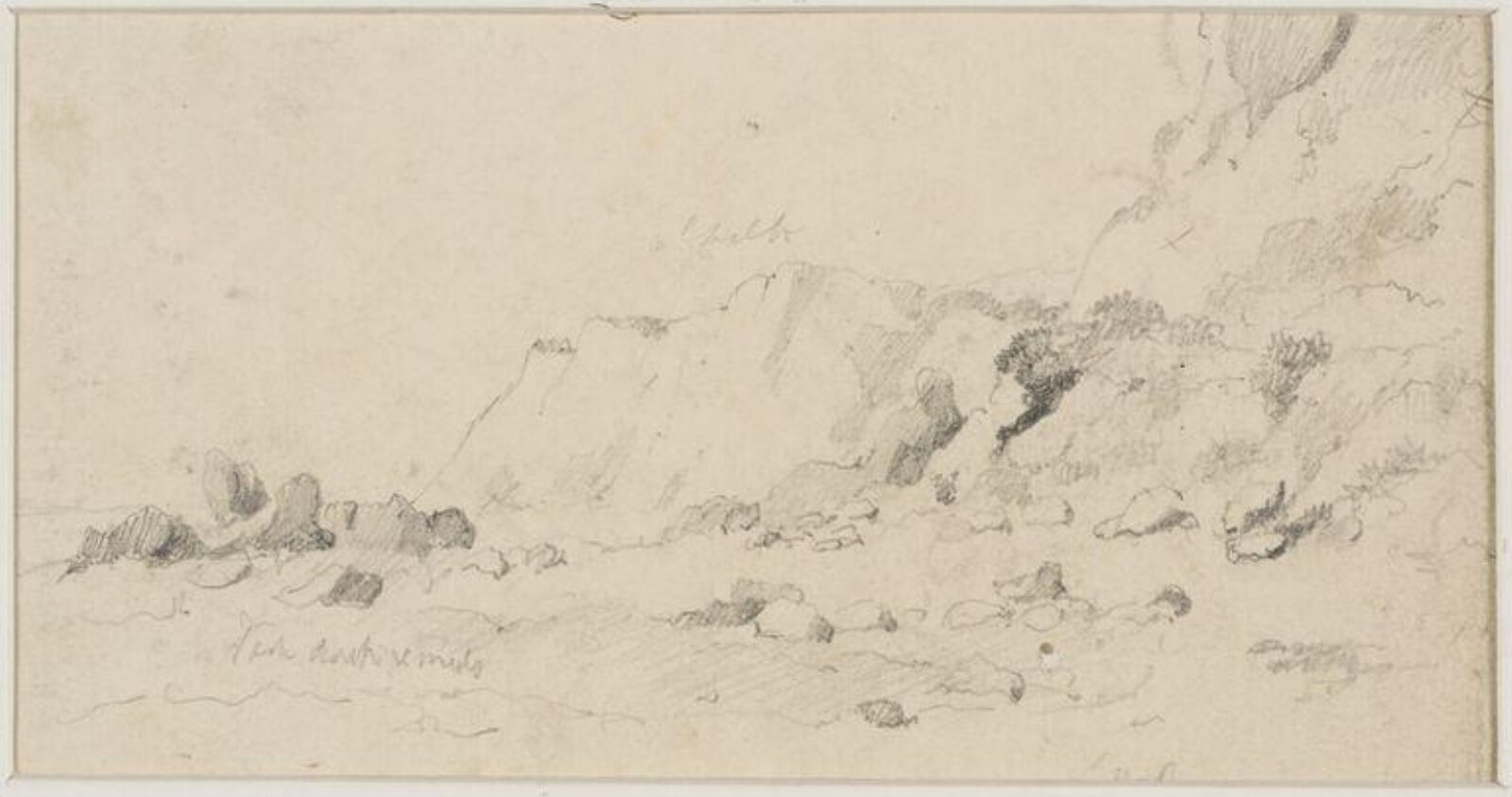 Drawing, James Stark, mid 19th century