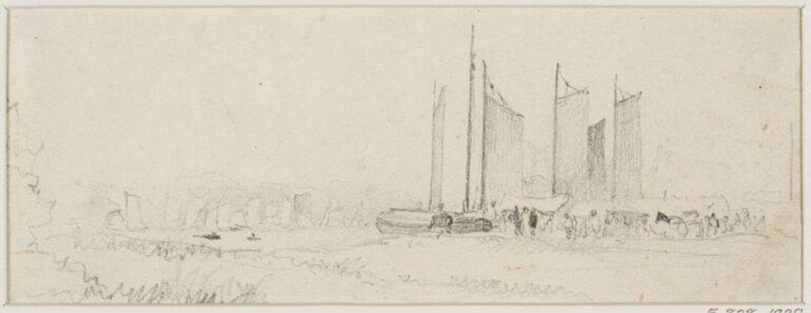 Drawing, James Stark, mid 19th century