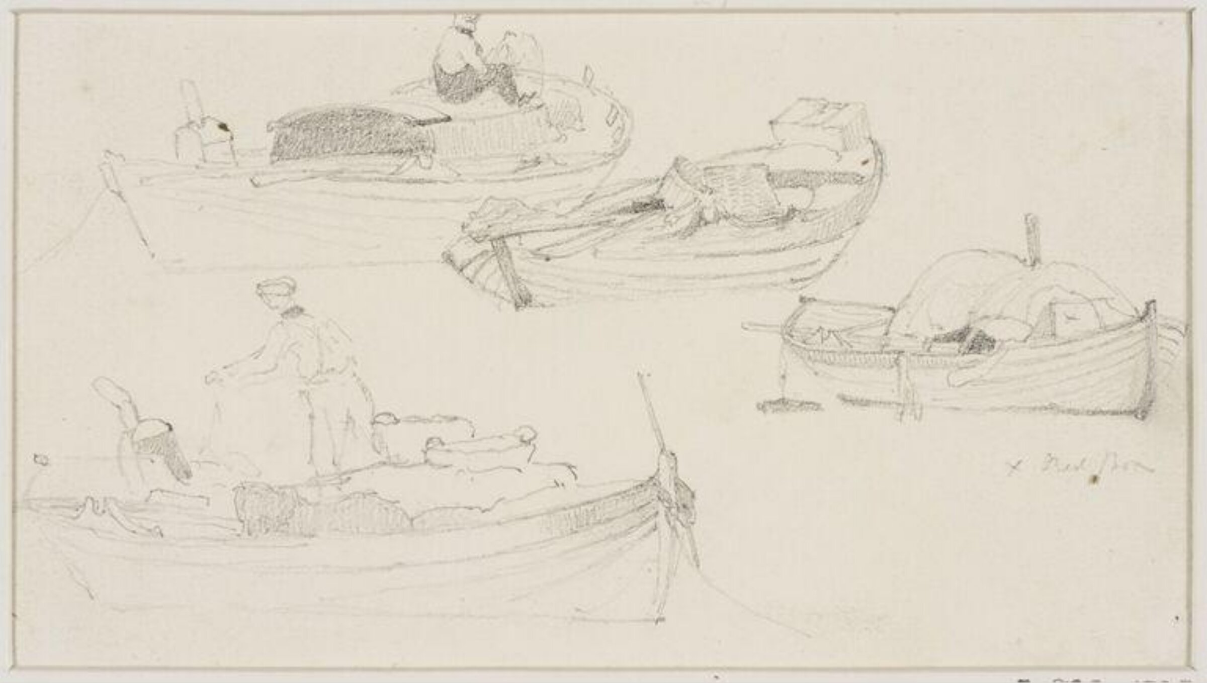 Drawing, James Stark, mid 19th century