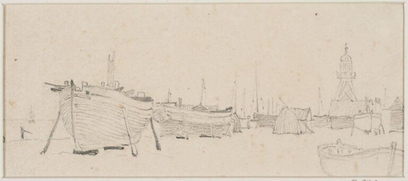 Drawing, James Stark, mid 19th century