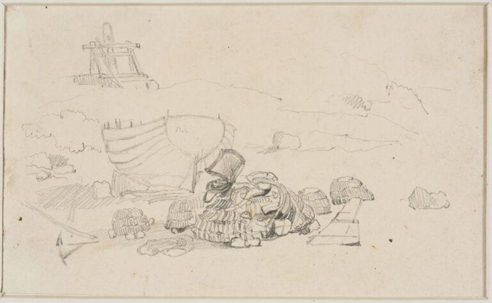 Drawing, James Stark, mid 19th century