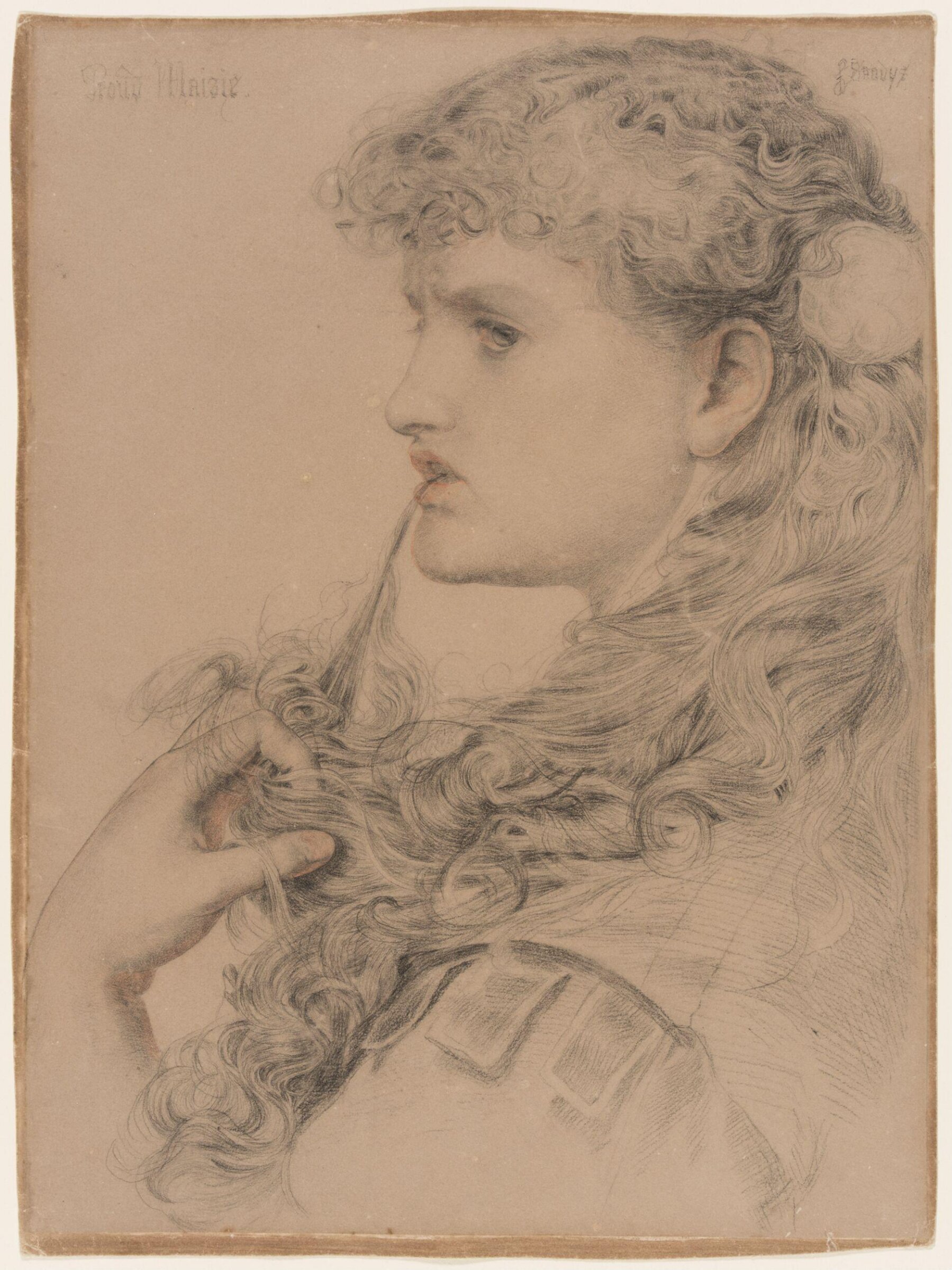 Proud Maisie, Frederick Sandys, 1829-1904