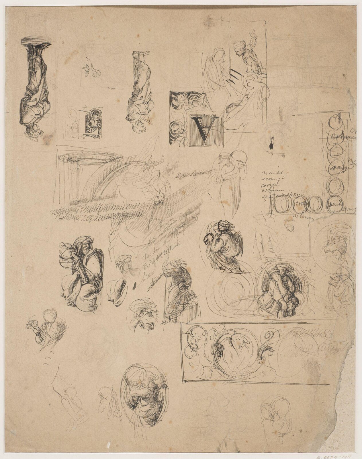 Drawing, Alfred Stevens