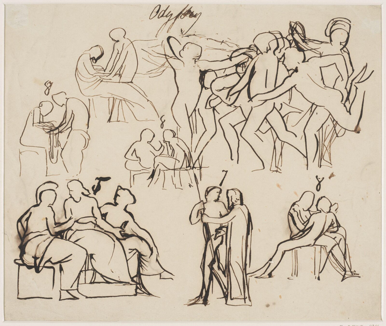 Drawing, Alfred Stevens