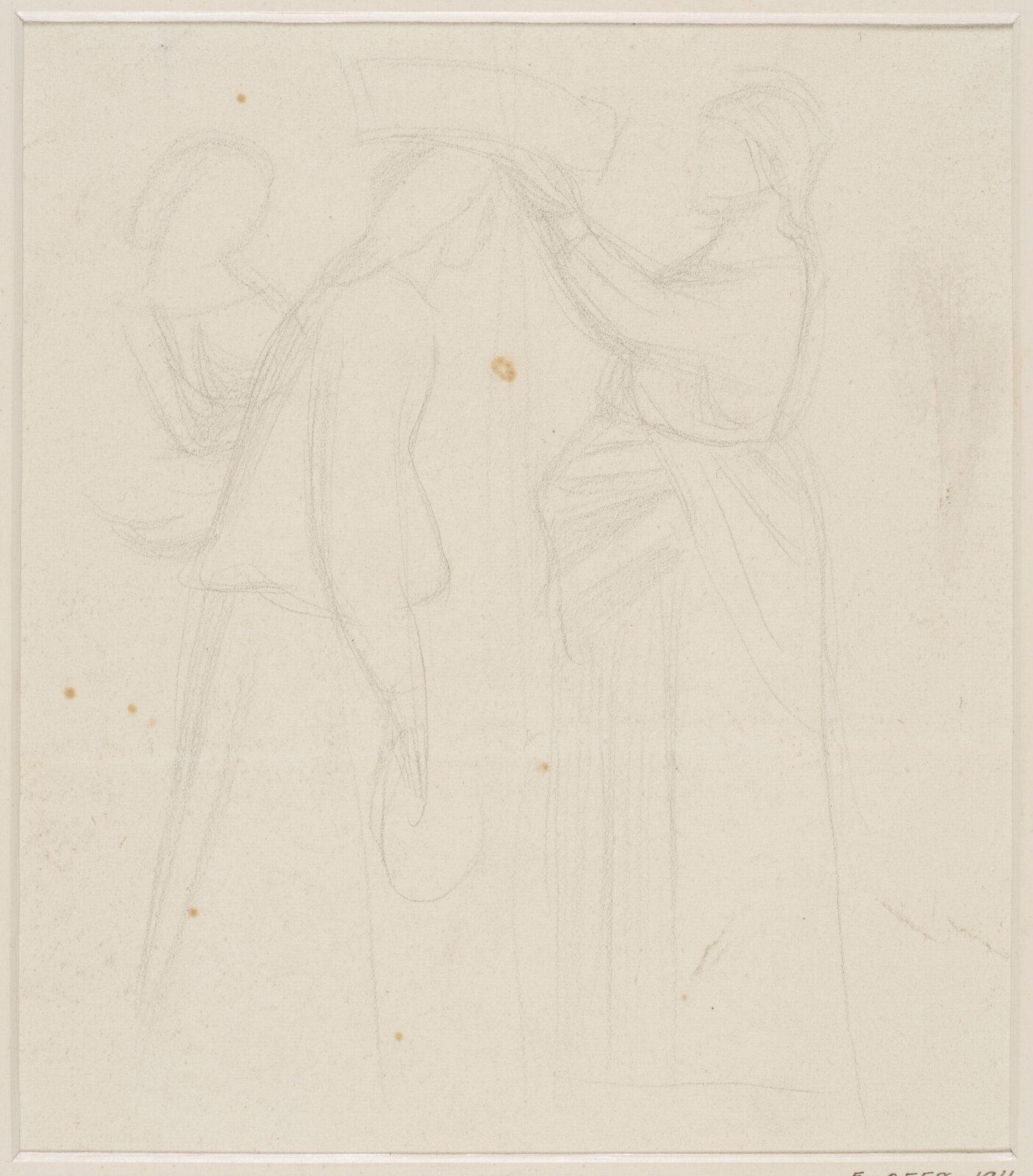 Drawing, Alfred Stevens