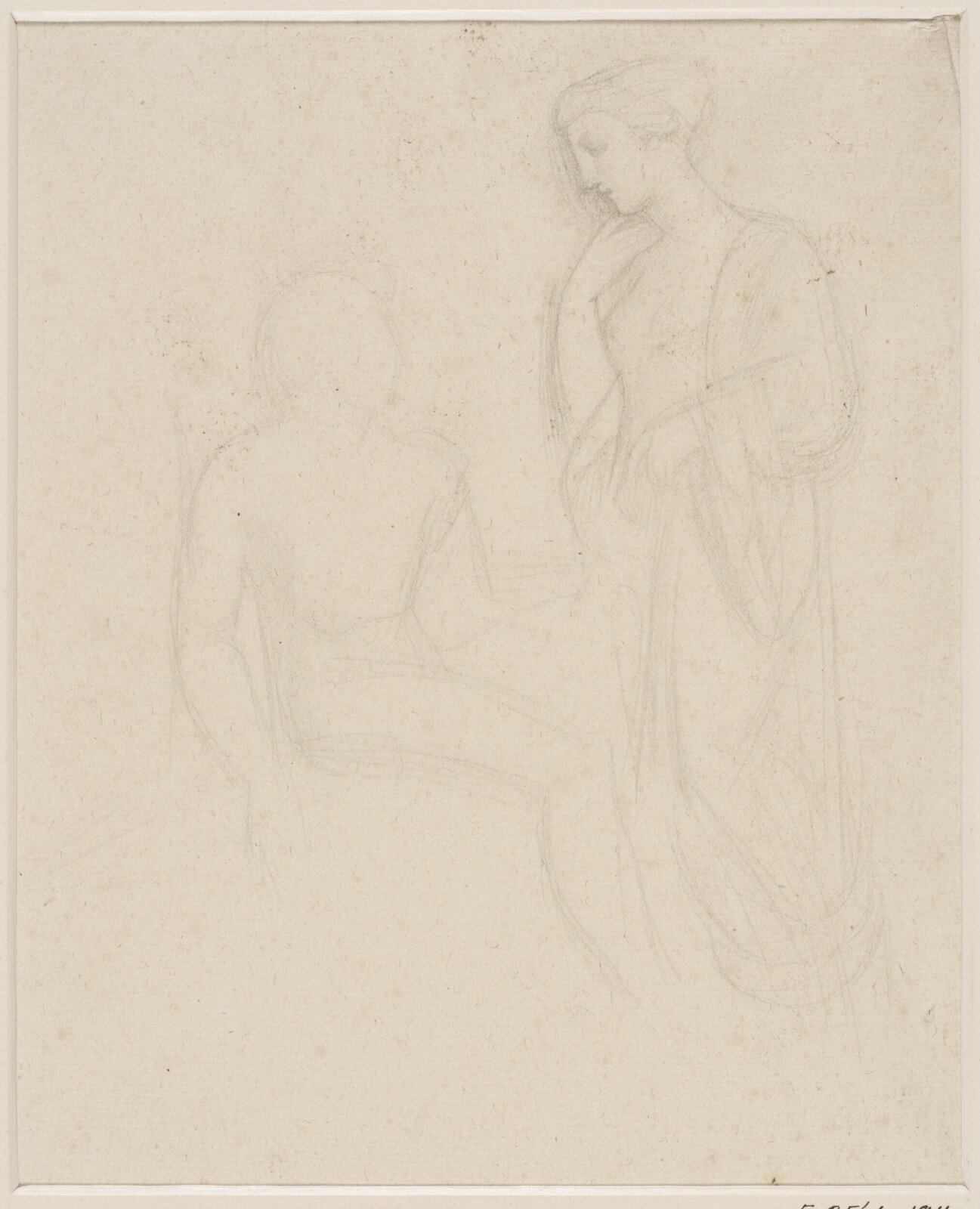 Drawing, Alfred Stevens