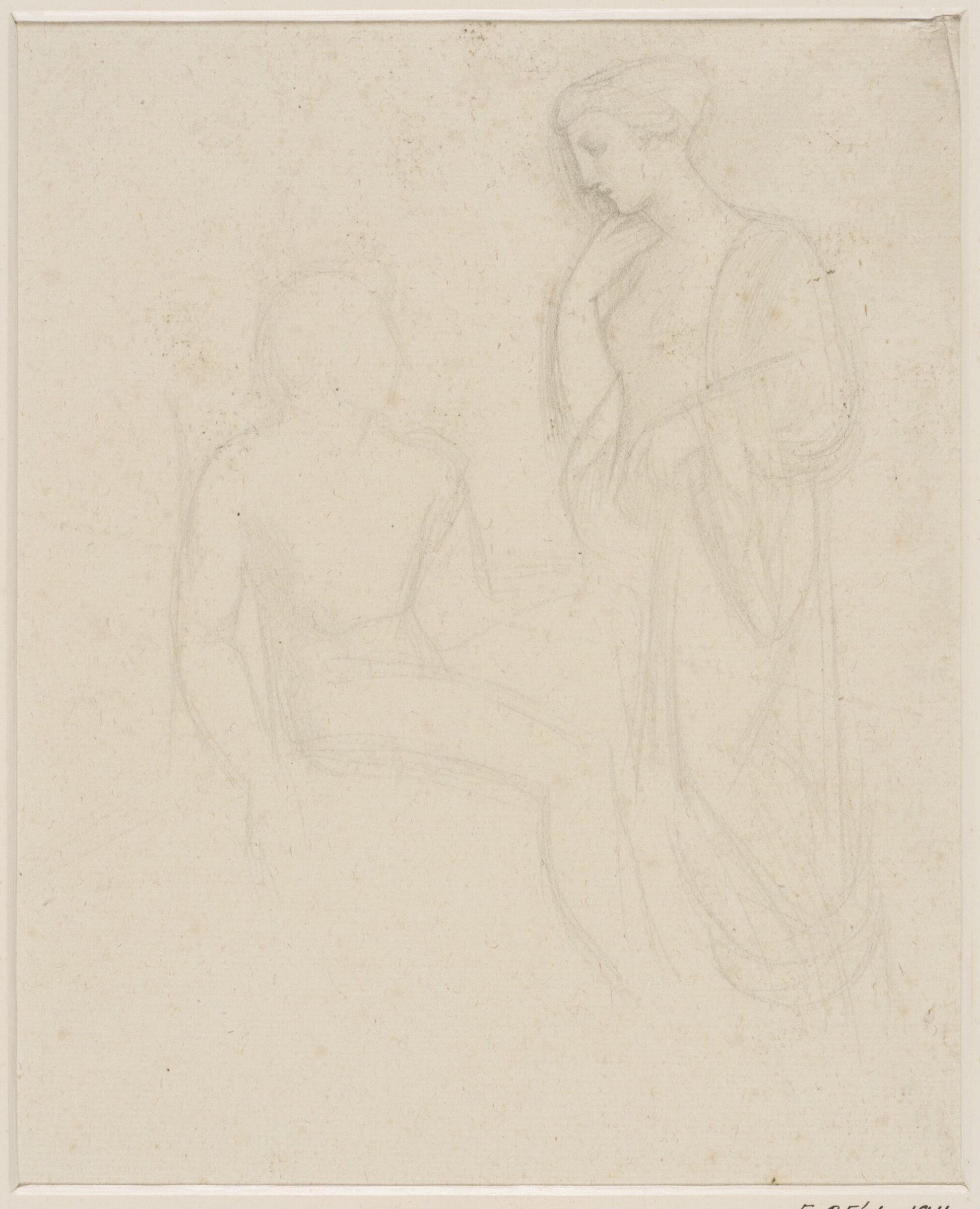 Drawing, Alfred Stevens