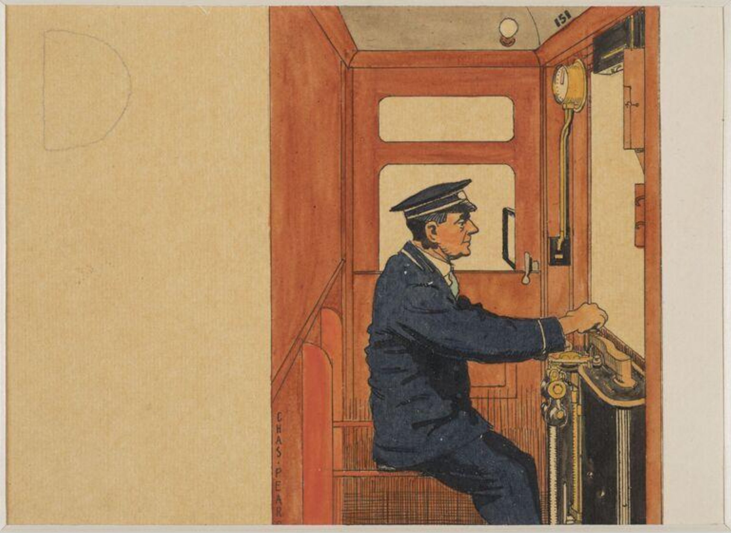 An alphabet of T.O.T. (Train, Omnibus, Tram)., Charles Pears, 1914