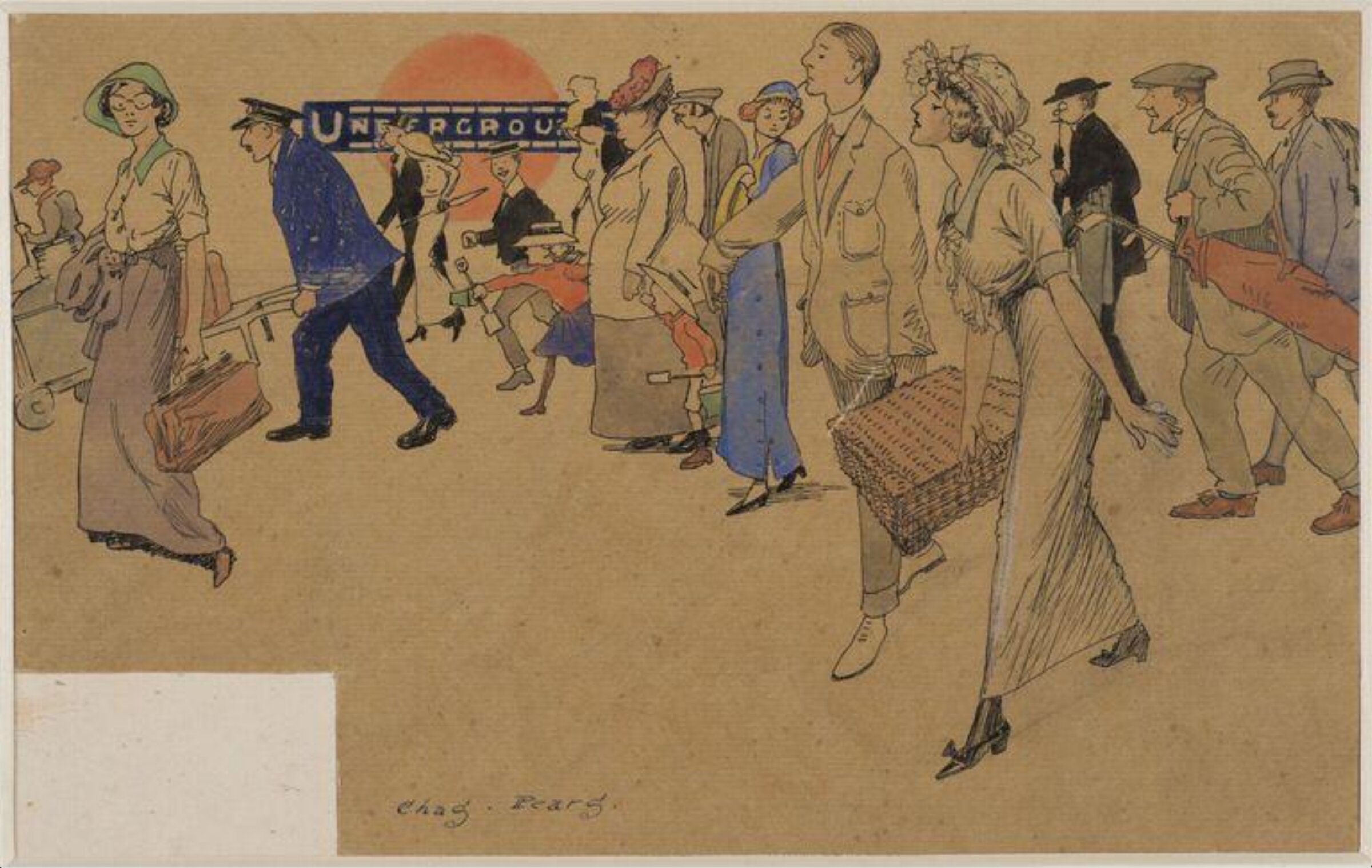 An alphabet of T.O.T. (Train, Omnibus, Tram)., Charles Pears, 1914