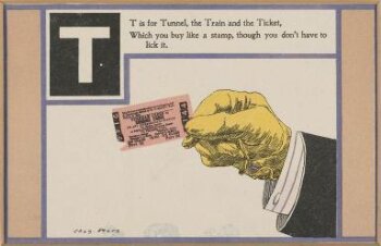 An alphabet of T.O.T. (Train, Omnibus, Tram).