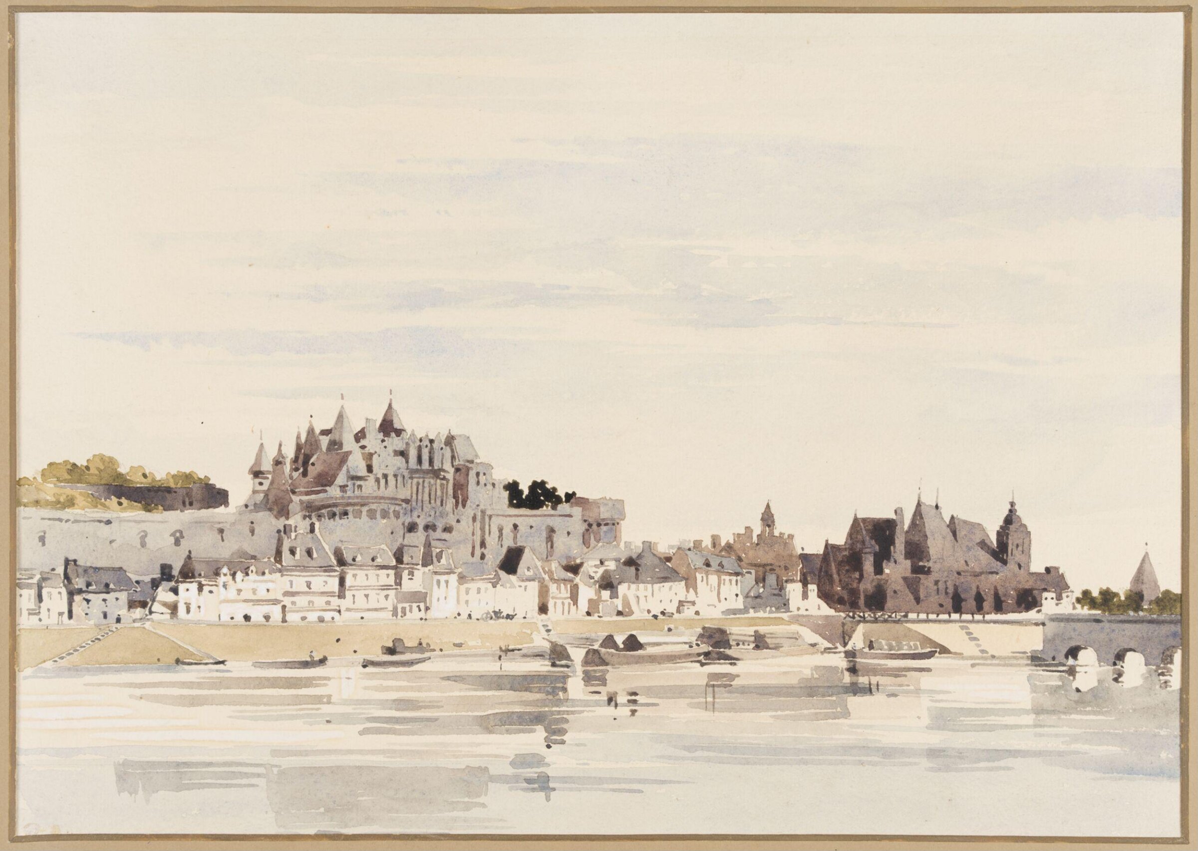 watercolour, Charles Claude Pyne, c. 1822-1866