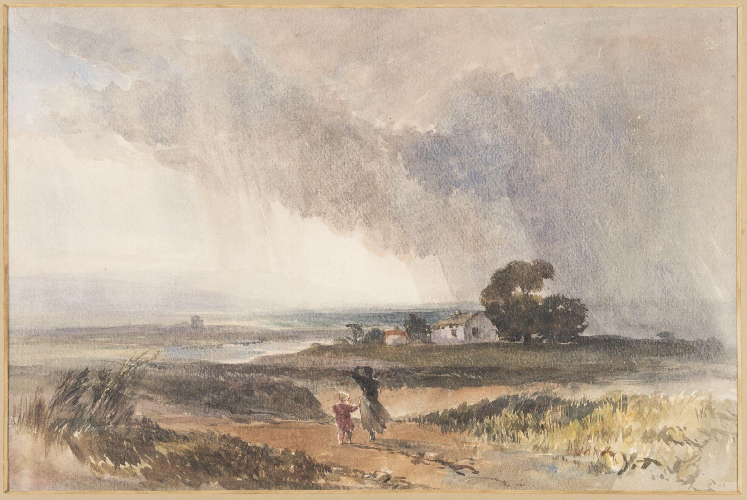 Landscape: Rainy Weather, Henry Parsons Riviere, 1811-1888