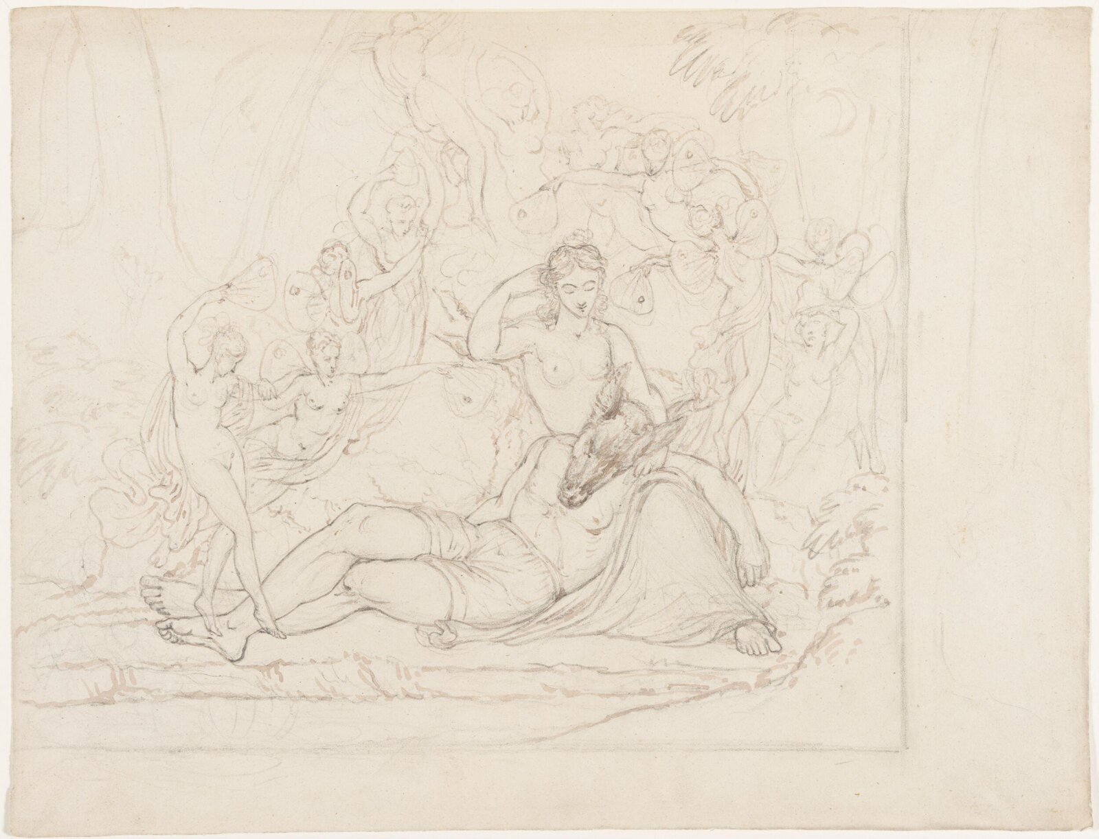 Drawing, first quarter 19th century