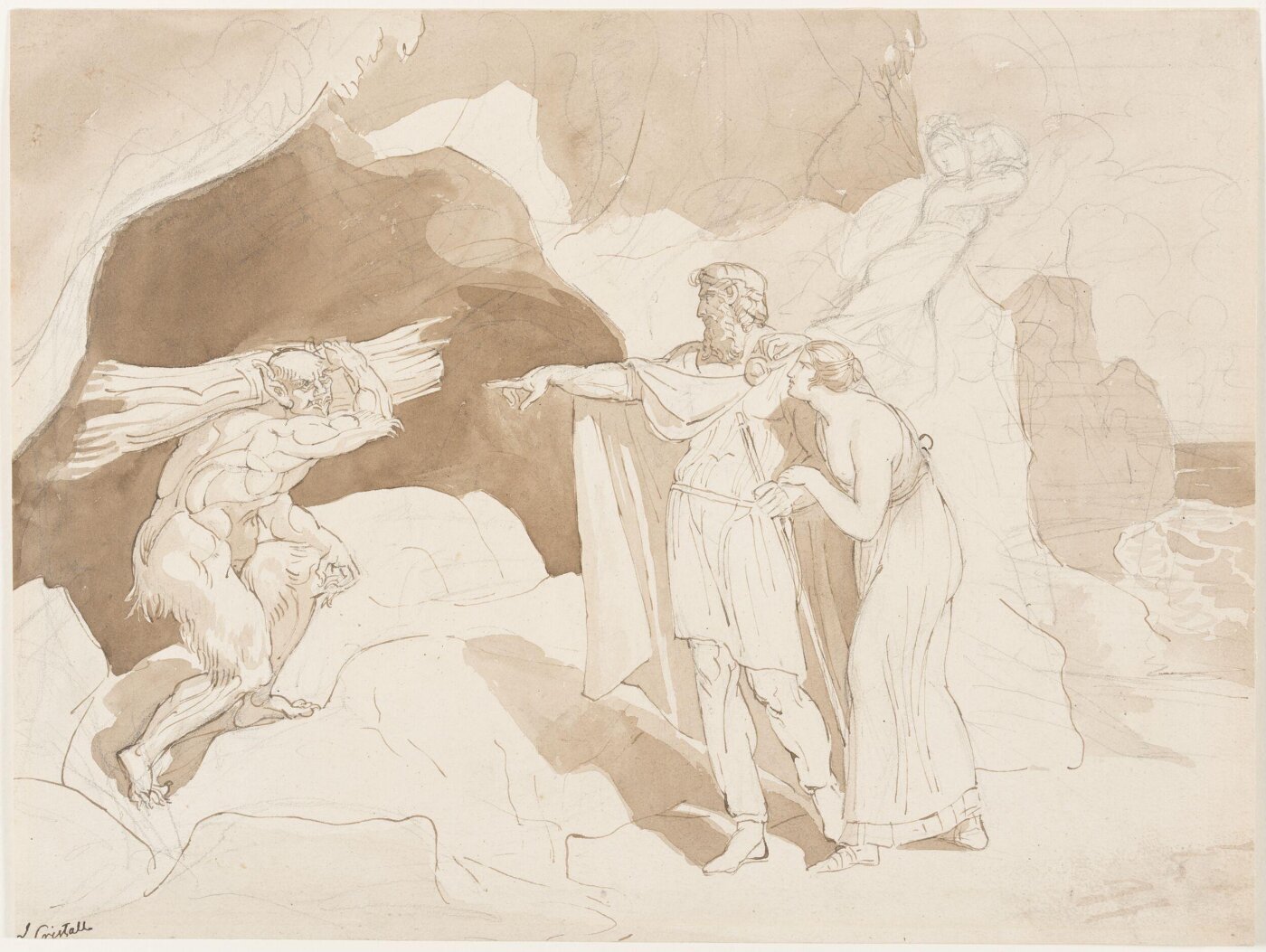 Unknown, Drawing by a member of the Sketching Society
