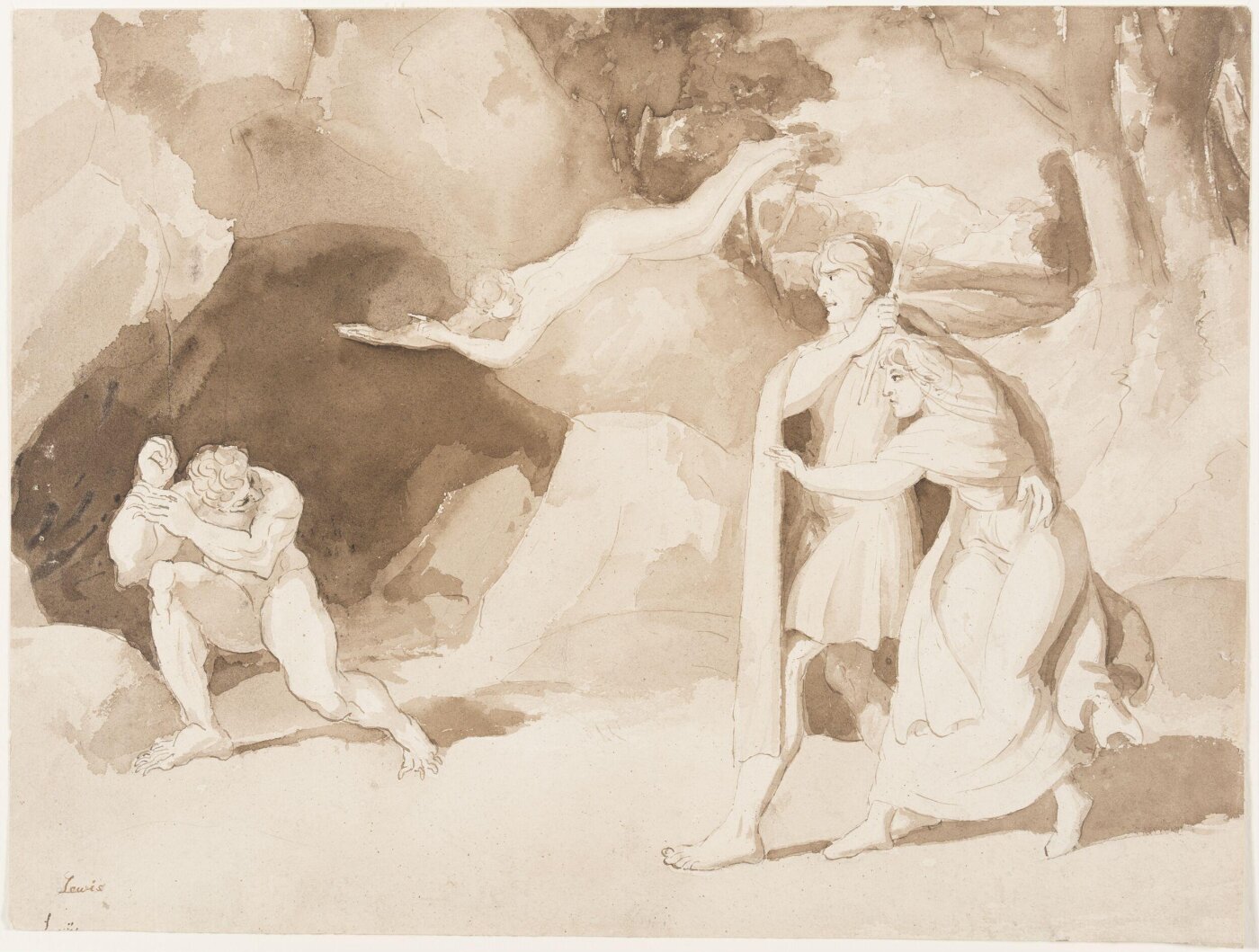 Unknown, Drawing by a member of the Sketching Society