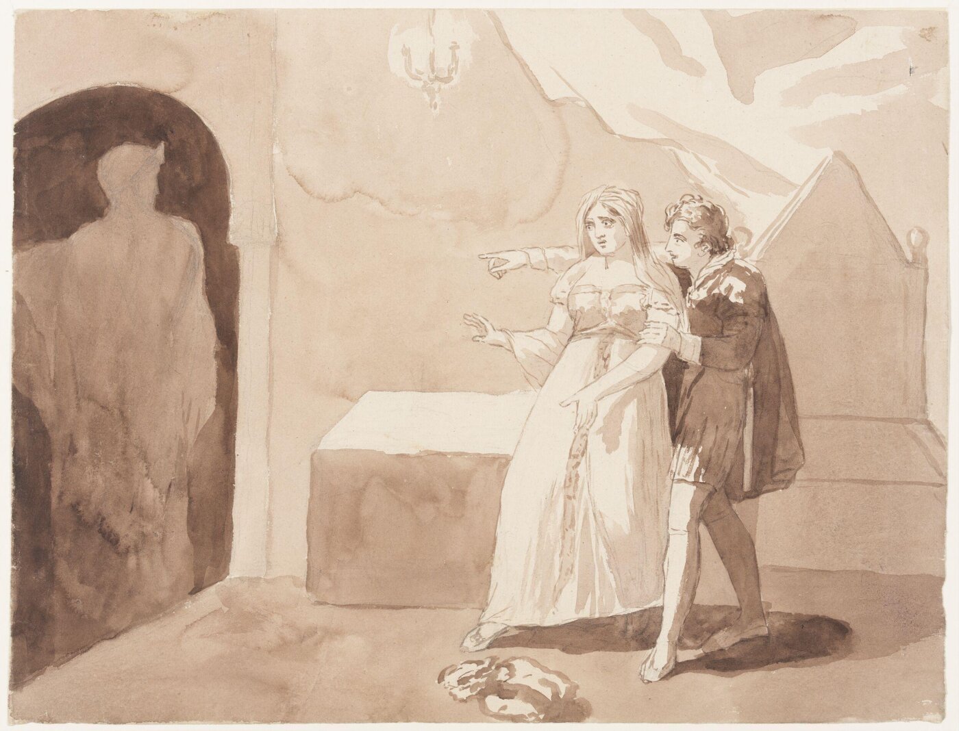 Unknown, Drawing by a member of the Sketching Society