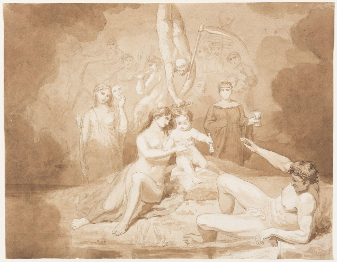 Unknown, Drawing by a member of the Sketching Society
