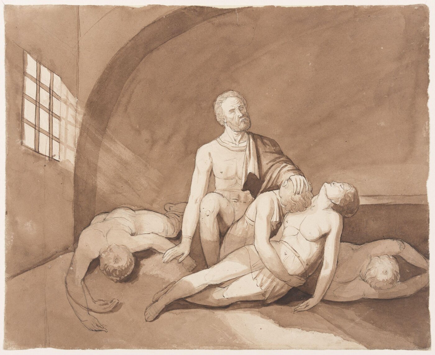 Unknown, Drawing by a member of the Sketching Society