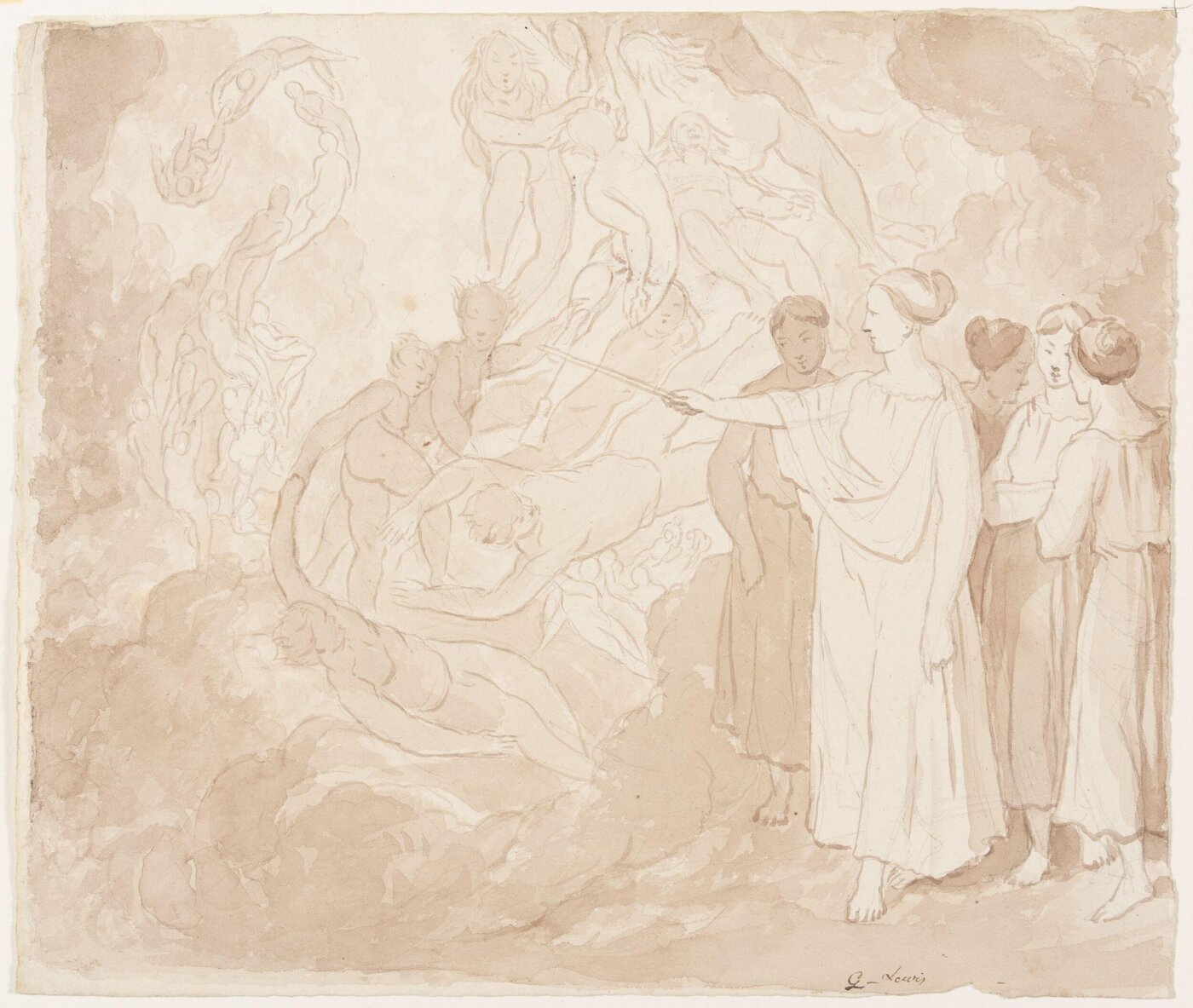 Unknown, Drawing by a member of the Sketching Society