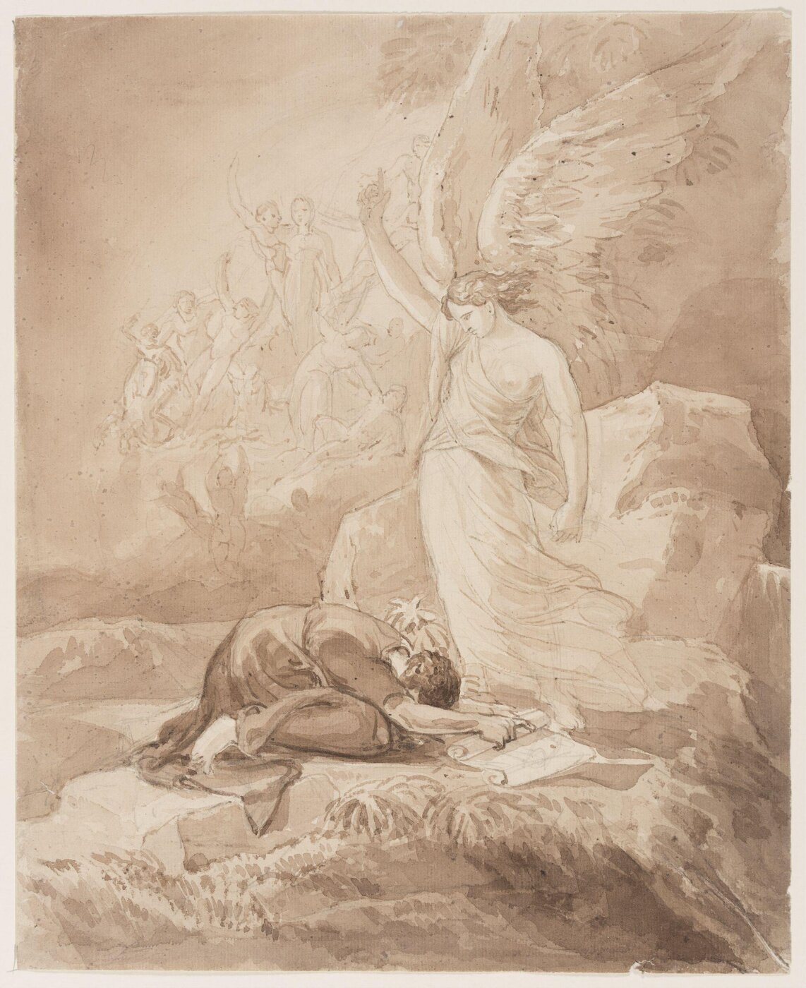 Unknown, Drawing by a member of the Sketching Society