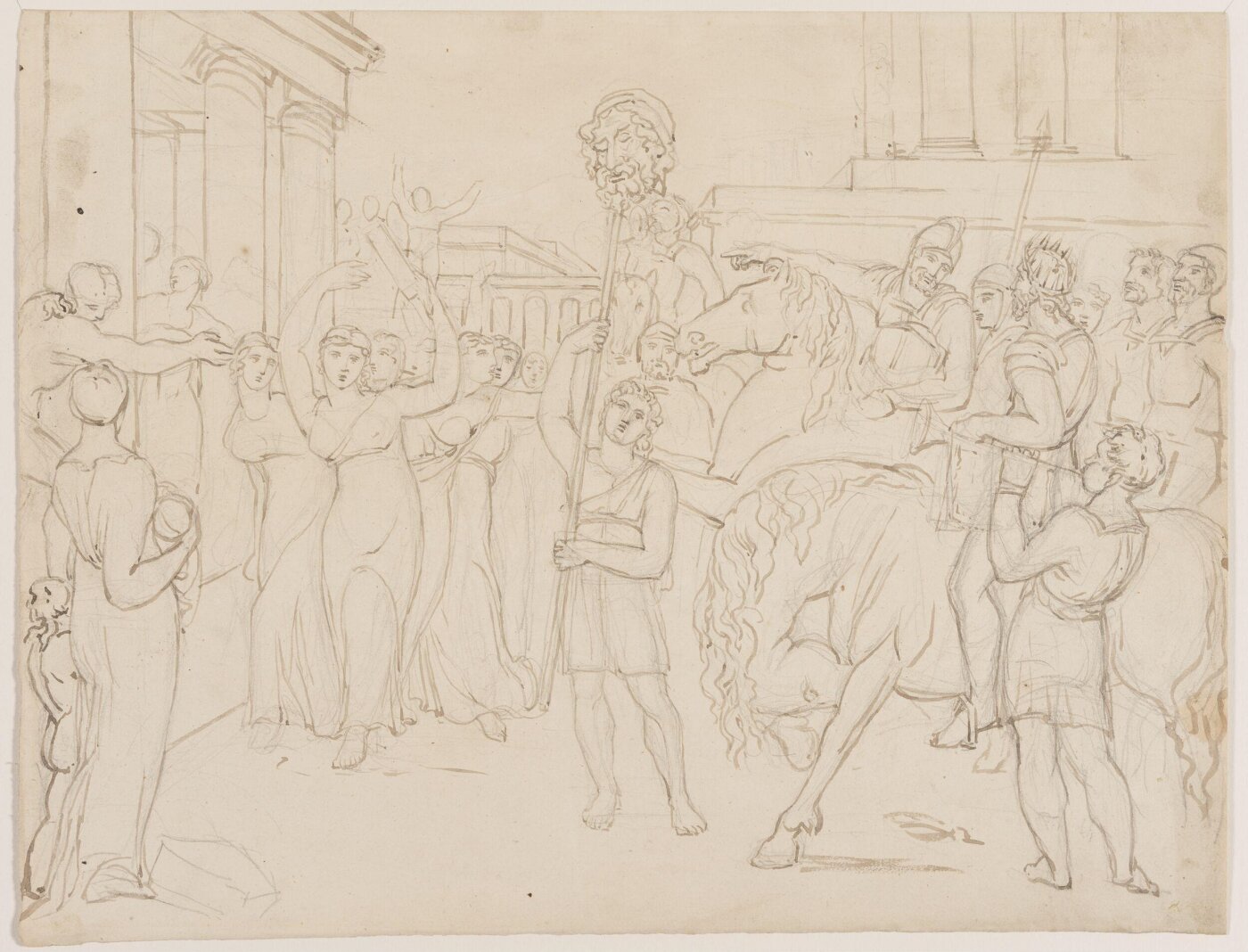Unknown, Drawing by a member of the Sketching Society