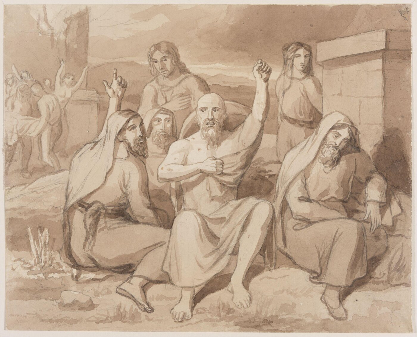 Unknown, Drawing by a member of the Sketching Society