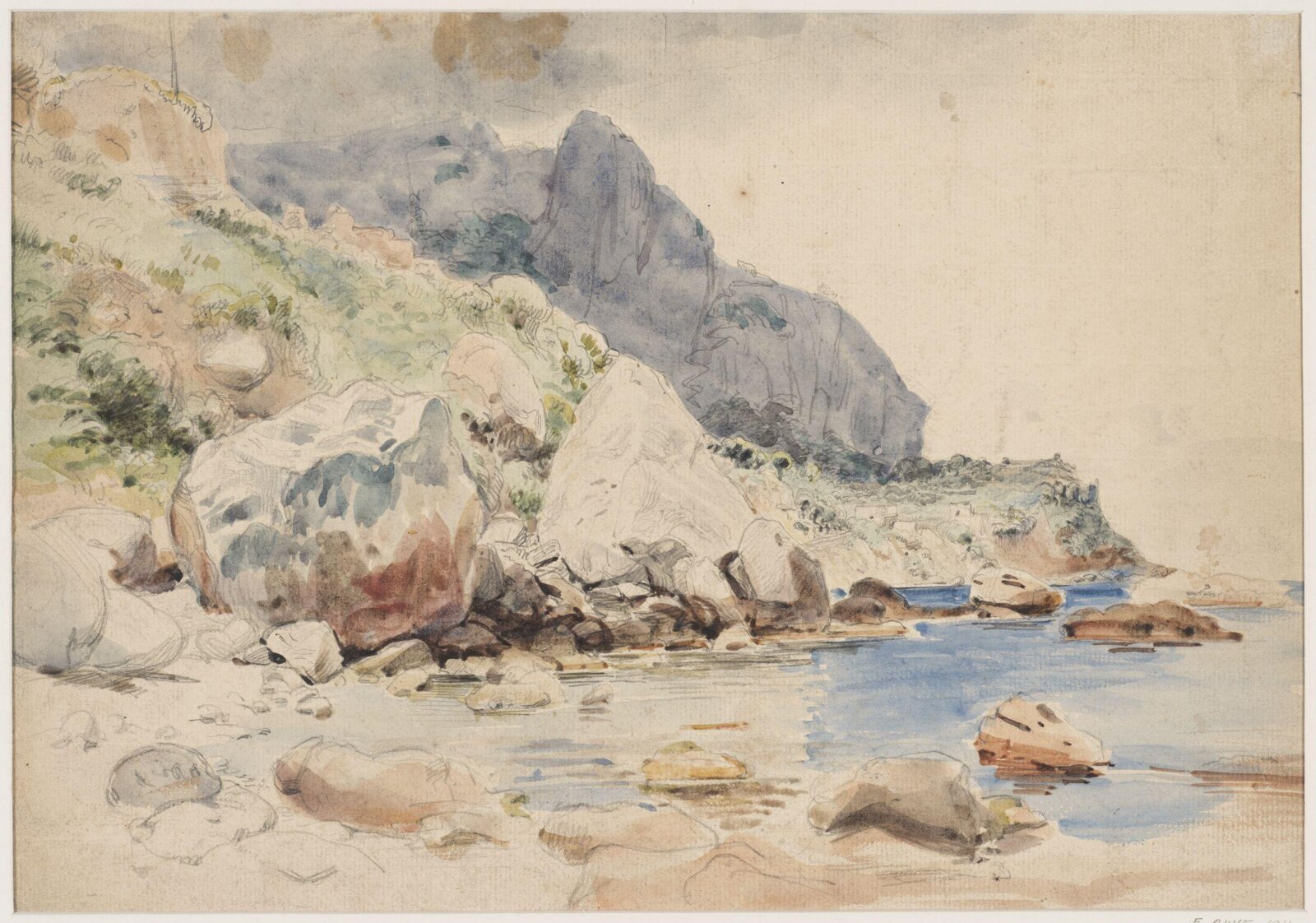 Drawing, Alfred Stevens