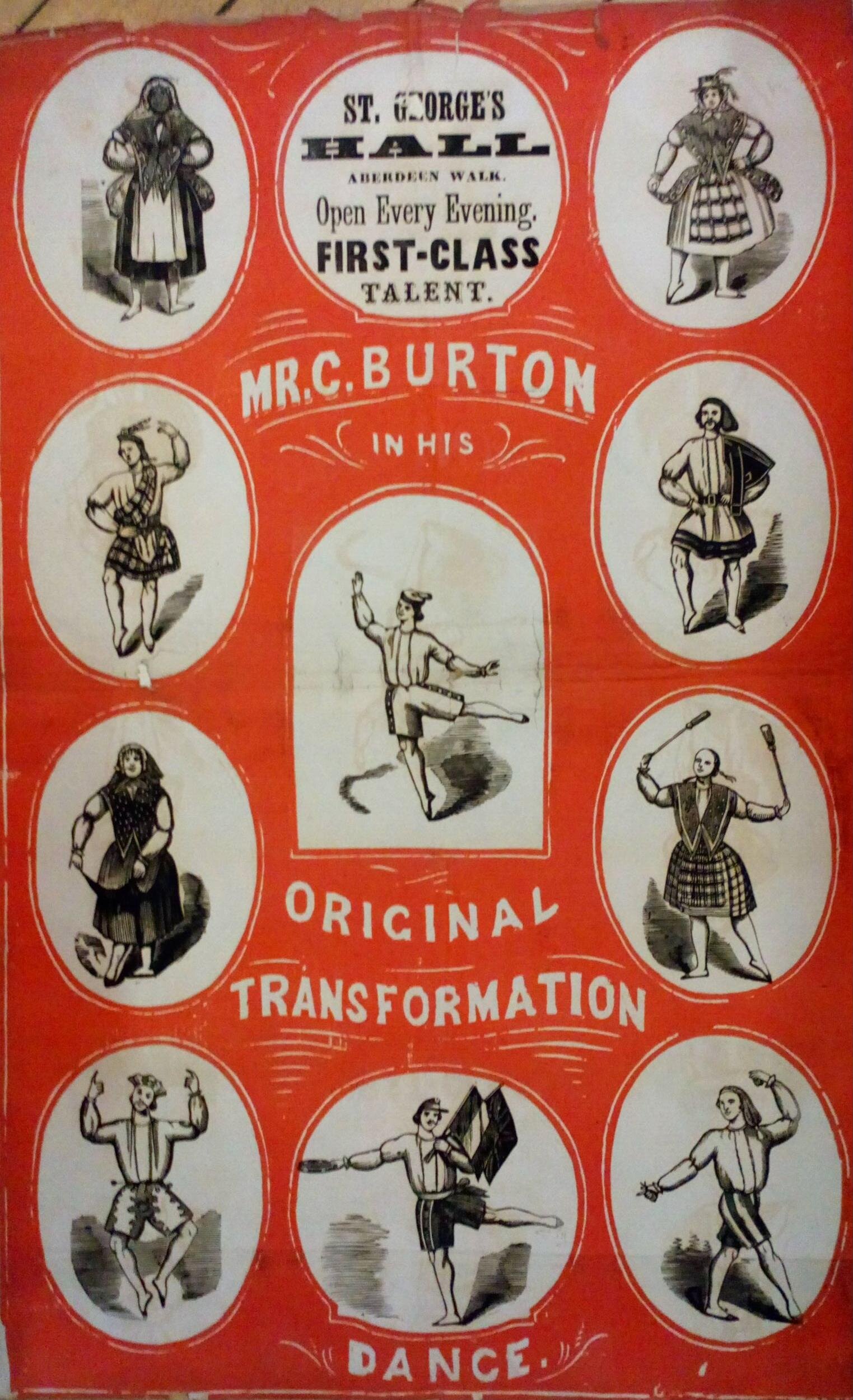 Mr. C. Burton in His Original Transformation Dance by Unknown